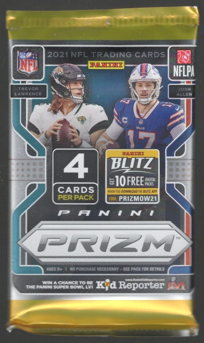 2021 Panini Prizm Football Card BLASTER BOX PACK Sports Card Rookie NFL Trading Cards: Panini Rookie Football NFL Trading & Sports Cards, Football & Sports Cards for Sale Near Me, Silver, Wave, Autographs, SP, SSP, Numbered, Super Bowl & Hall of Fame Players, Valuable Auction Memorabili