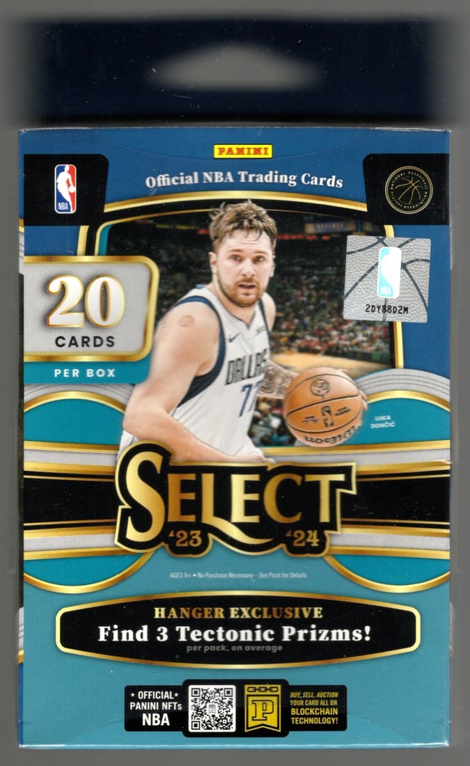 2023-24 Panini Select Basketball Hanger Box - Victor Wembanyama, Steph Curry 3 Tectonic Prizms: 2023-24 Panini Select Basketball Hanger Box - Victor Wembanyama, Steph Curry 3 Tectonic Prizms