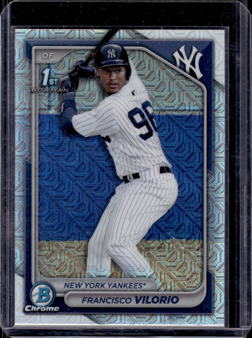 Francisco Vilorio 1st Bowman Mojo Refractor 2024 Bowman Chrome #BCP-169 Yankees (1 of 2)