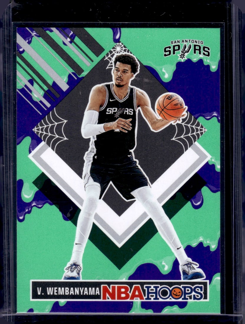Victor Wembanyama Tribute Slime Parallel 2024-25 Haunted Hoops #285 Spurs (1 of 2)