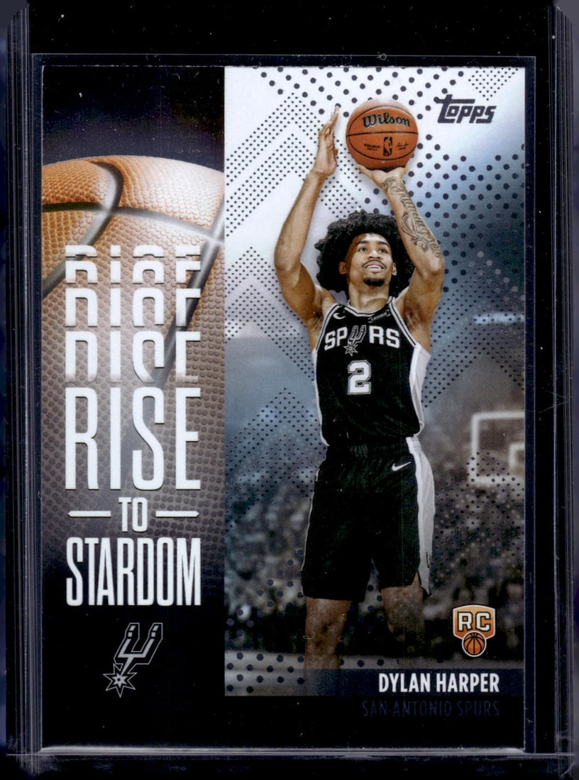 Dylan Harper Rookie Card Rise to Stardom 2025-26 Topps #RTS-2 Spurs (1 of 2)