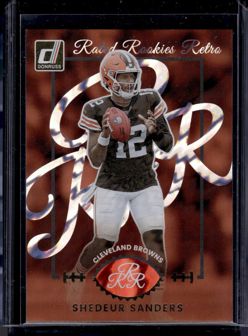 Shedeur Sanders Rated Rookies Retro 2025 Donruss #11 Cleveland Browns (1 of 2)