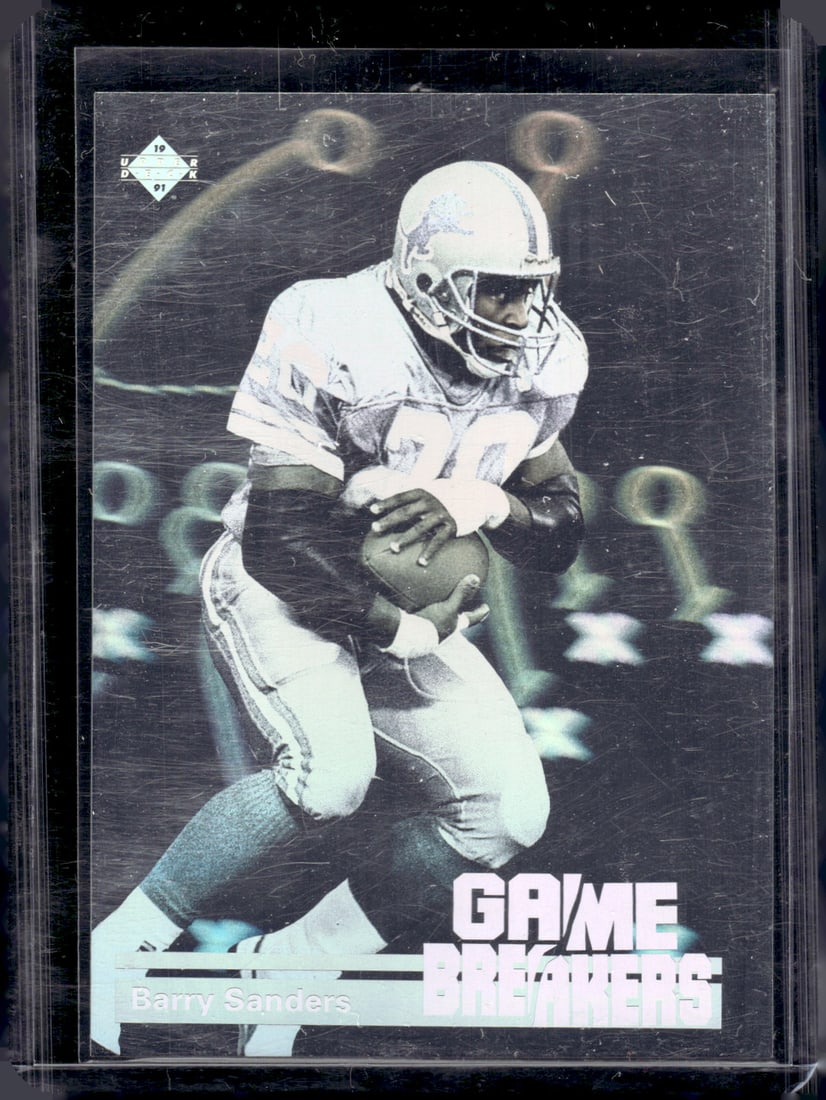Barry Sanders Hologram 1991 Upper Deck #GB1 Detroit Lions (1 of 2)
