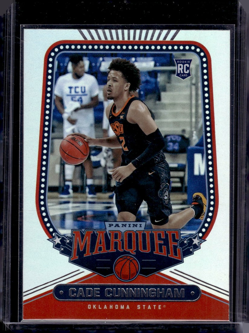 Cade Cunningham Rookie Card 2021 Chronicles Marquee Draft Picks #141 Pistons (1 of 2)