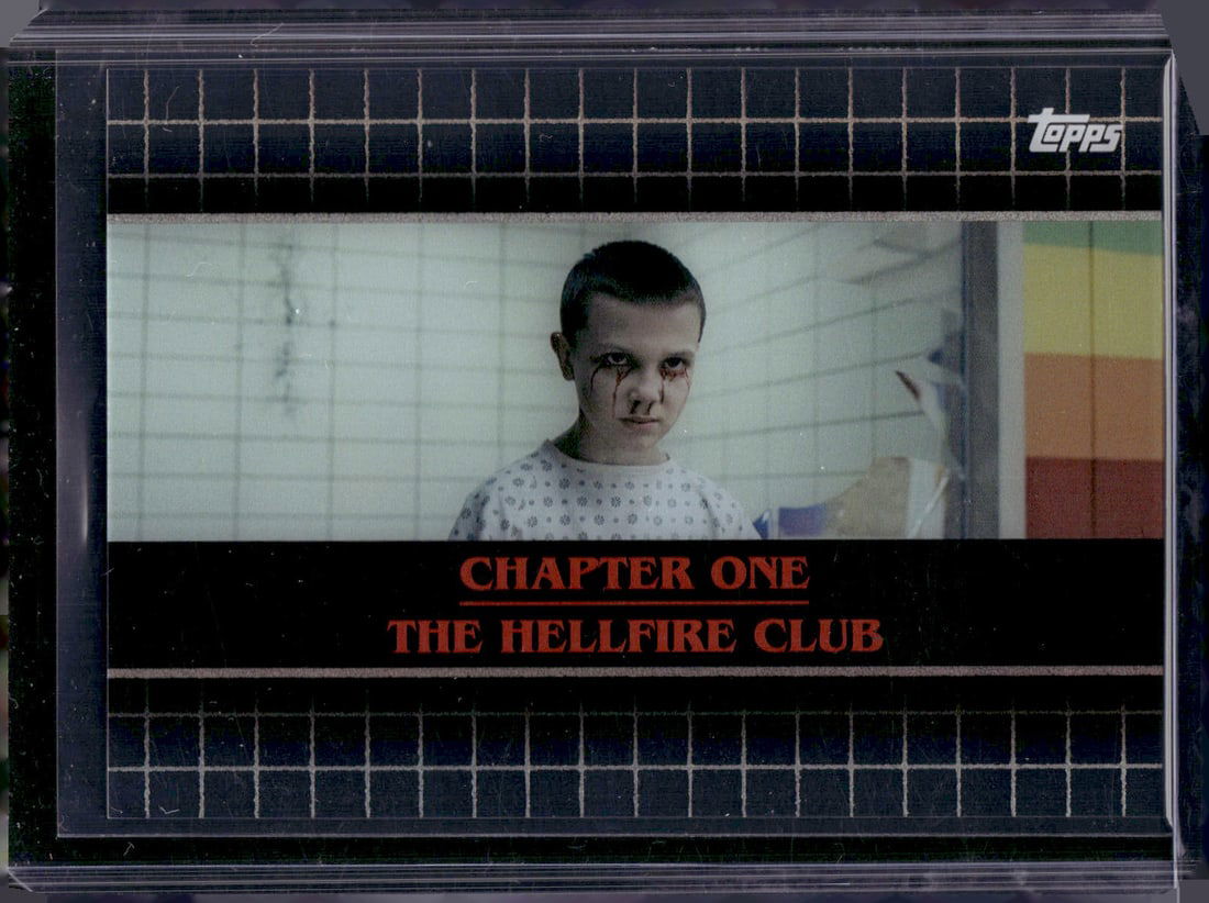 Chapter One The Hellfire Club 2025 Topps Stranger Things #C-26: Topps trading cards entertainment & television memorabilia. Streaming TV ephemera.