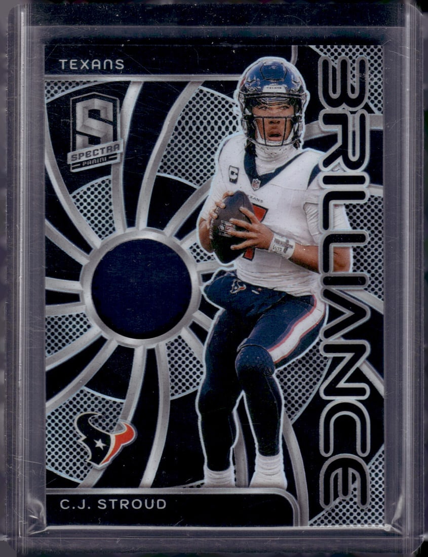 Cj Stroud Brilliance Patch 99/99 Bookend 2024 Spectra #BRI-CJS Houston Texans (1 of 2)