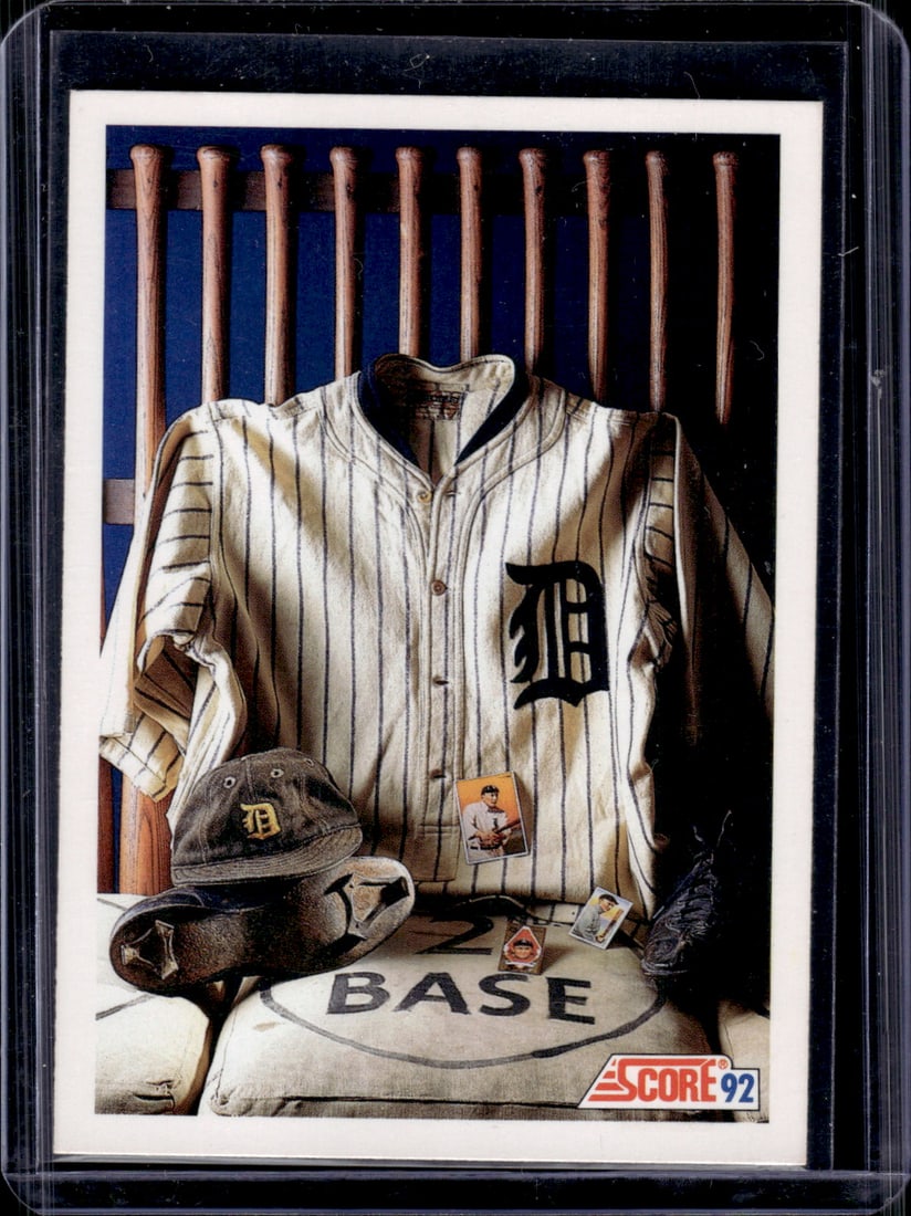 Ty Cobb 1992 Score #878 Detroit Tigers: Score Vintage Baseball MLB Trading & Sports Cards, Old Sports Cards for Sale Near Me, Auction Memorabilia Lots for Sale On Line, World Series & Hall of Fame Players
