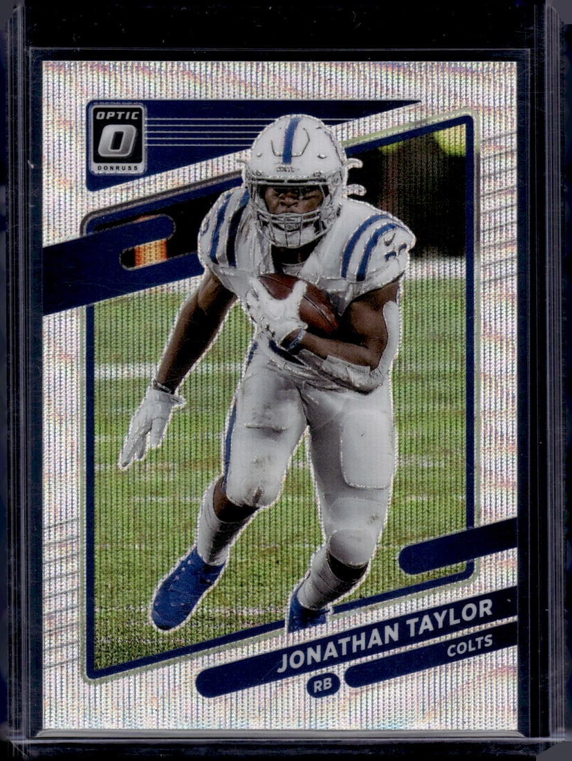 Jonathan Taylor Wave Prizm /299 2021 Donruss Optic #110 Indianapolis Colts (1 of 2)