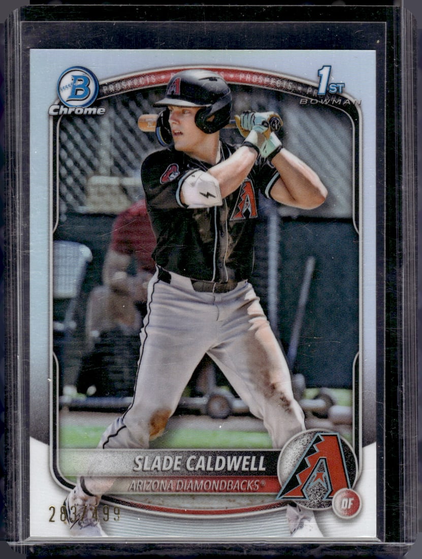 Slade Caldwell 1st Bowman Refractor /499 2025 Bowman Chrome #BCP-21 (1 of 2)