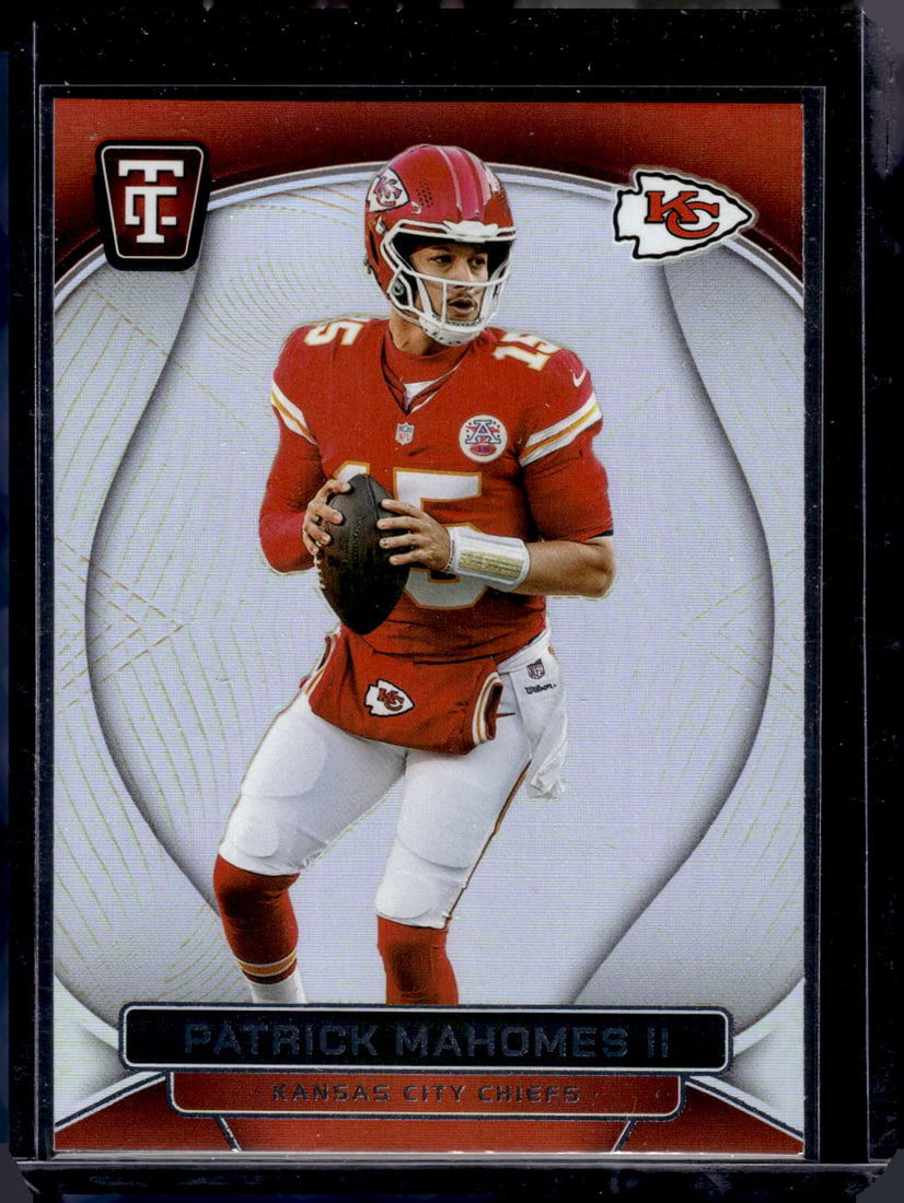 Patrick Mahomes 2024 Totally Certified #43 Kansas City Chiefs: Panini Select, Prizm, Mosaic, Contenders, Zenith, Phoenix, Illusions, Absolute, Rookie NFL Sports Trading Cards, SP, SSP, Cards, Football Cards for Sale Near Me, Superbowl & Hall of Fame Player Cards,