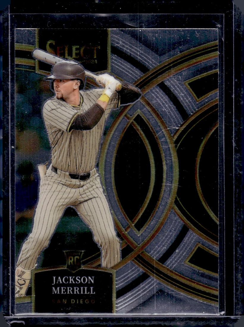 Jackson Merrill Rookie Card Premier Level 2024 Select #51 San Diego Padres (1 of 2)