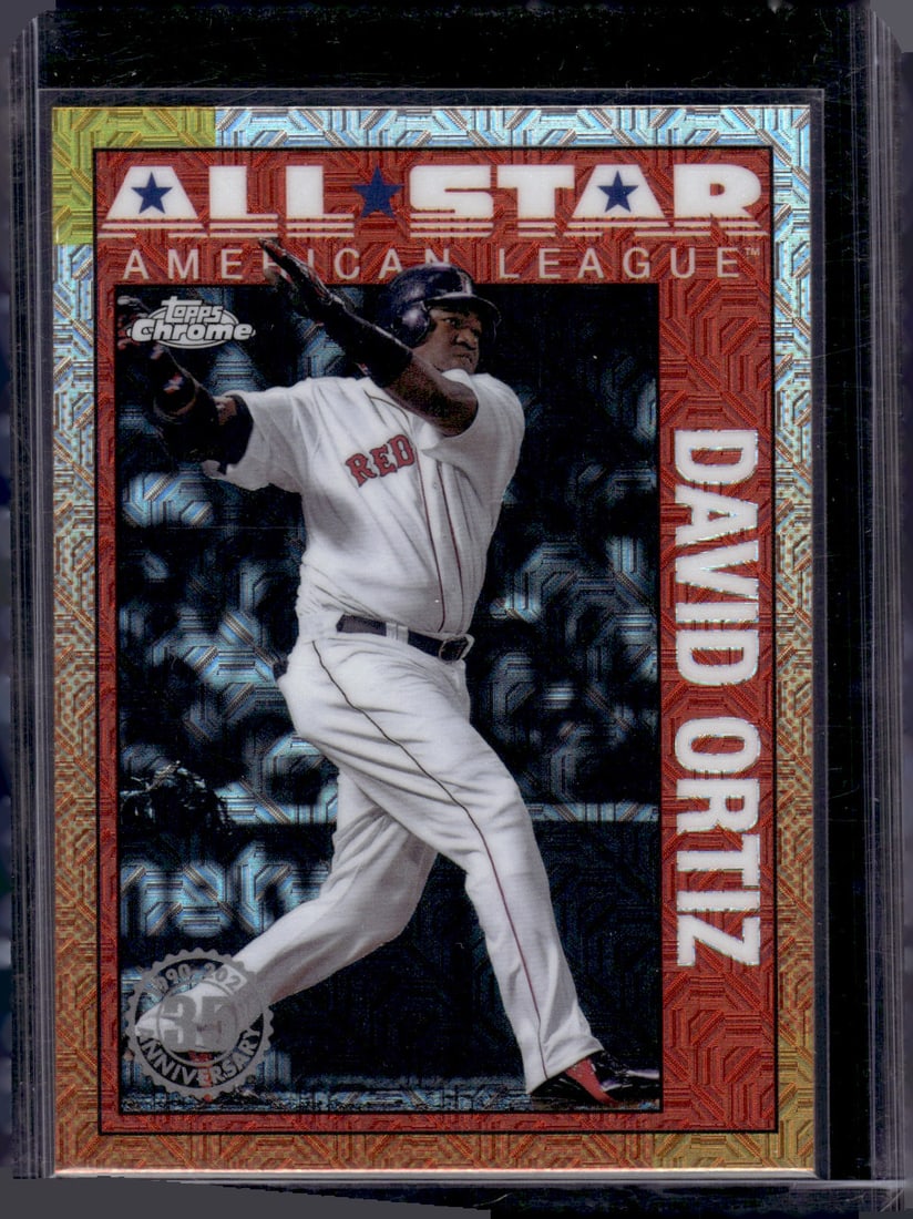 David Ortiz All Star Silver Pack Mojo 2025 Topps Chrome #90ASC-7 Boston Red Sox (1 of 2)