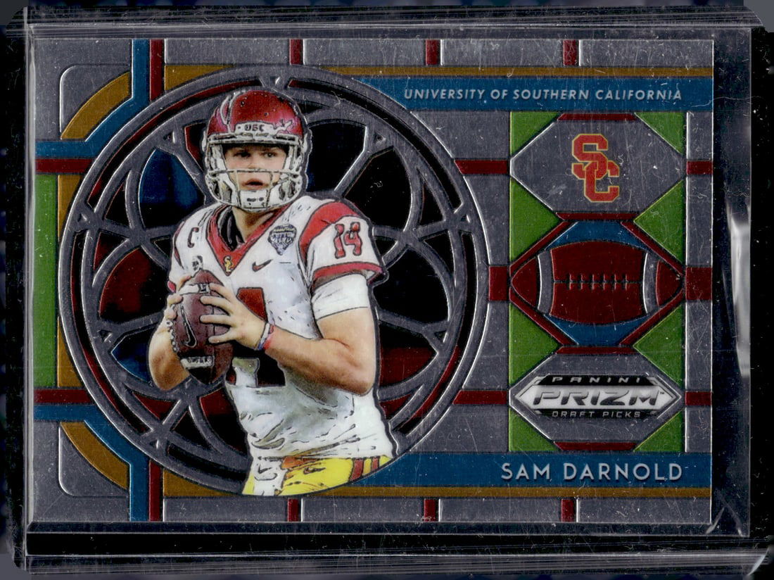 Sam Darnold Stained Glass 2019 Prizm Draft Picks #93 Seahawks (1 of 2)