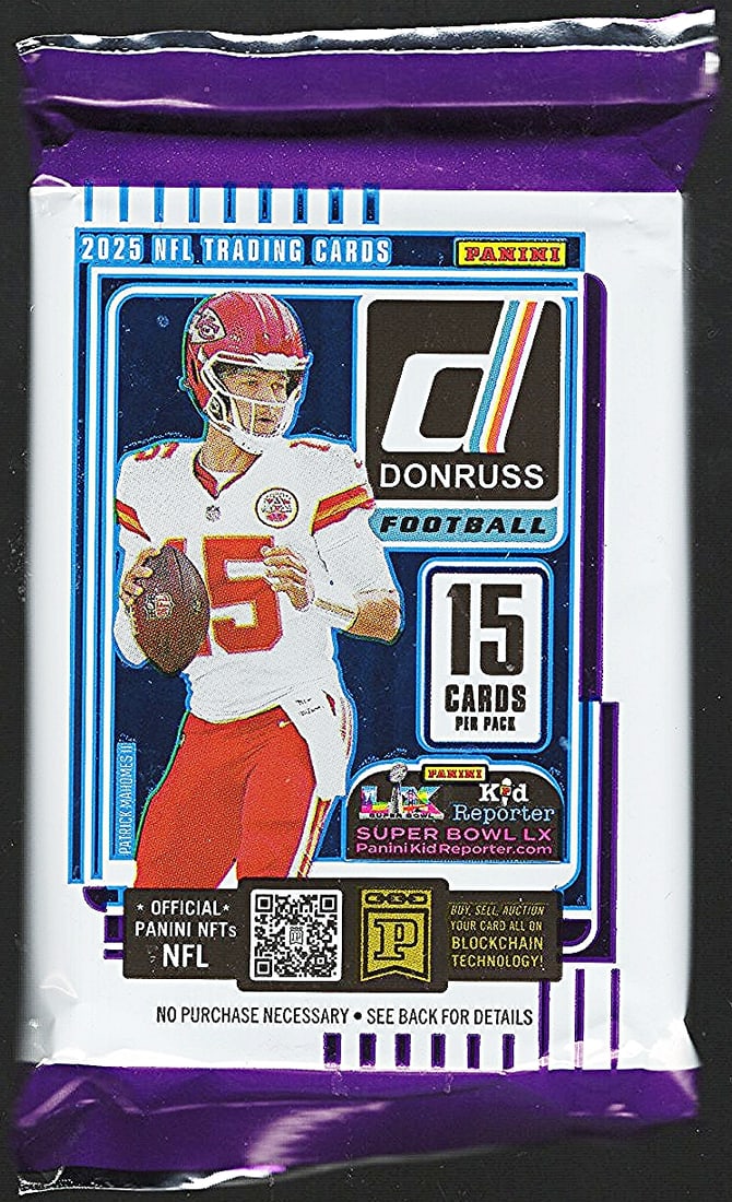 2025 Donruss Football Blaster Box Pack Cam Ward, Emeka Egbuka, Ashton Jeanty, Travis Hunter, Omarion: Donruss Football NFL Trading & Sports Cards, Rookie Cards in this set are Cam Ward, Emeka Egbuka, Ashton Jeanty, Travis Hunter, Omarion Hampton, Rated Rookie, Downtown SSP, Sports Cards for Sale Near