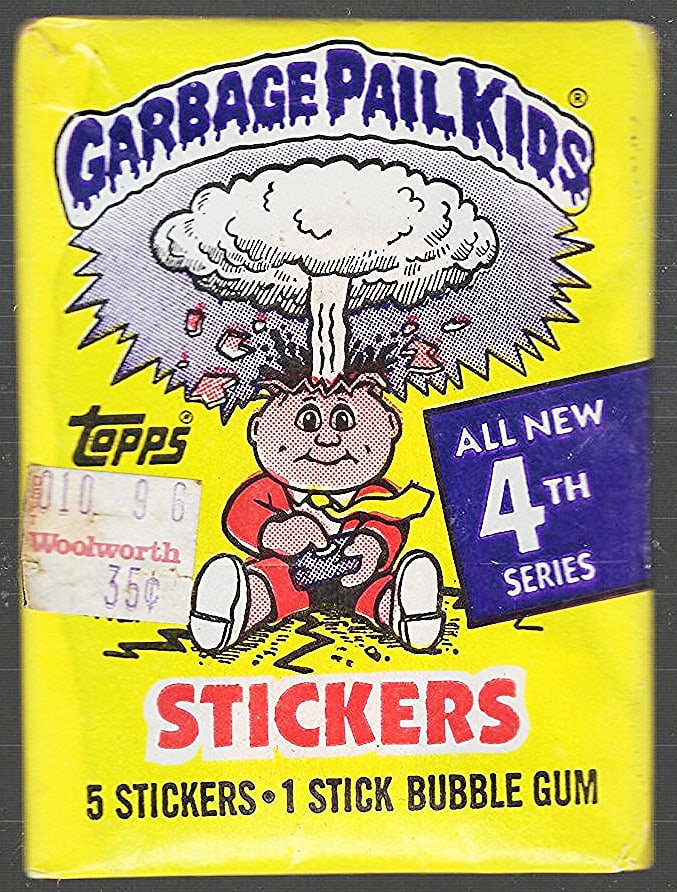 1986 Topps Vintage Garbage Pail Kids Retail Box Wax Pack - 4th Series (1 of 1)