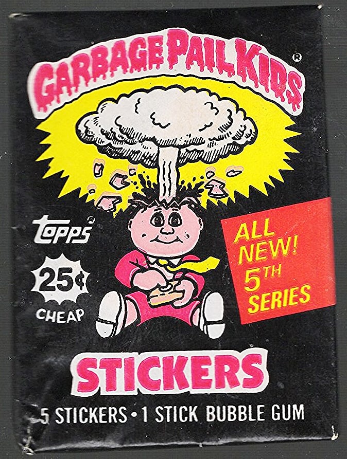 1986 Topps Vintage Garbage Pail Kids Retail Box Wax Pack - 5th Series (1 of 1)