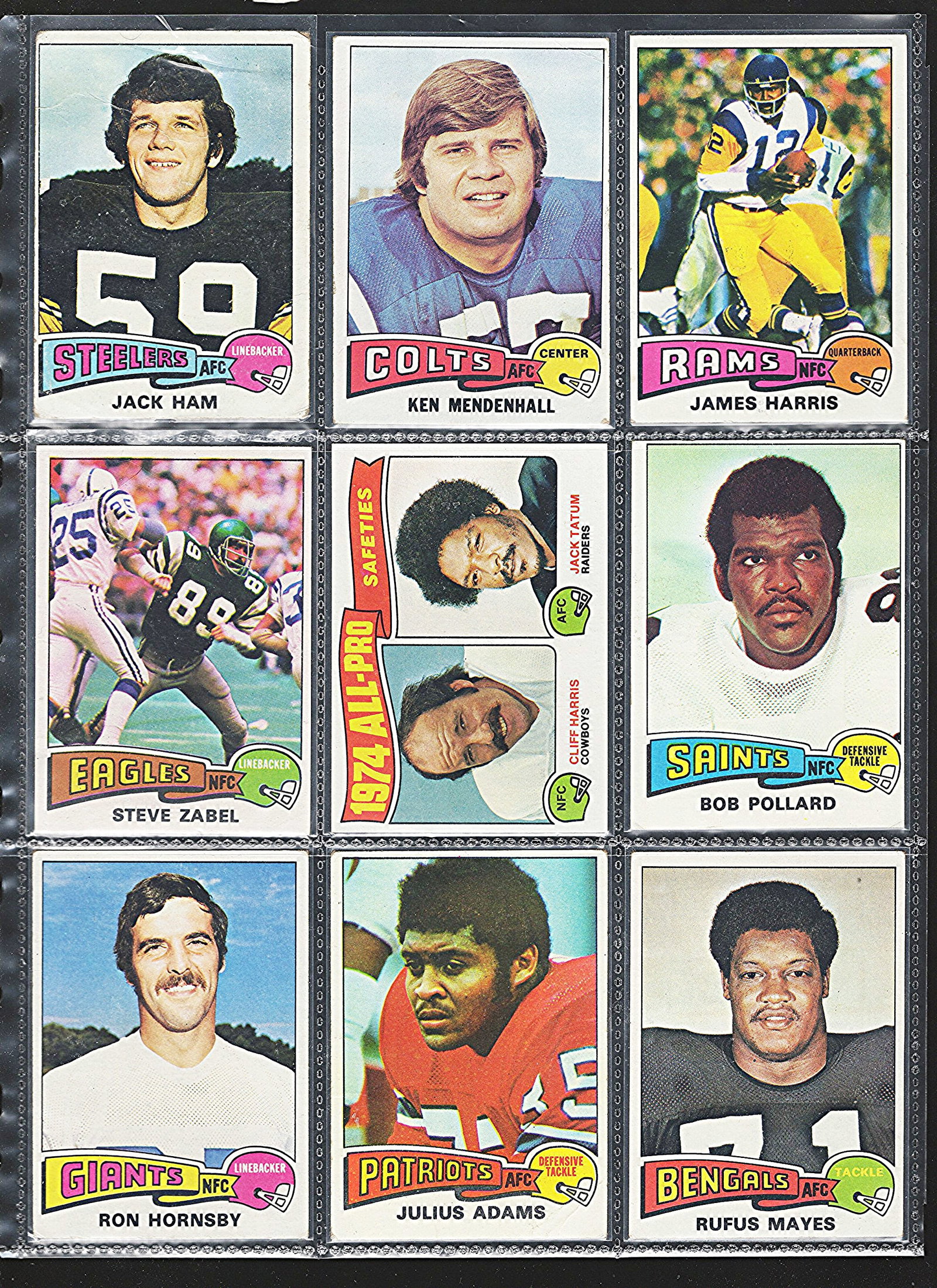 9 - 1975 Topps Vintage Football Cards: Conditions vary, Enlarge Pictures to see: Topps Football NFL Trading Sports Cards, Sports Cards for Sale Near Me, Super Bowl & Hall of Fame Player Cards, Resurgence, Composite, SP, SSP, Valuable Auction Memorabilia Lots For Sale On Line