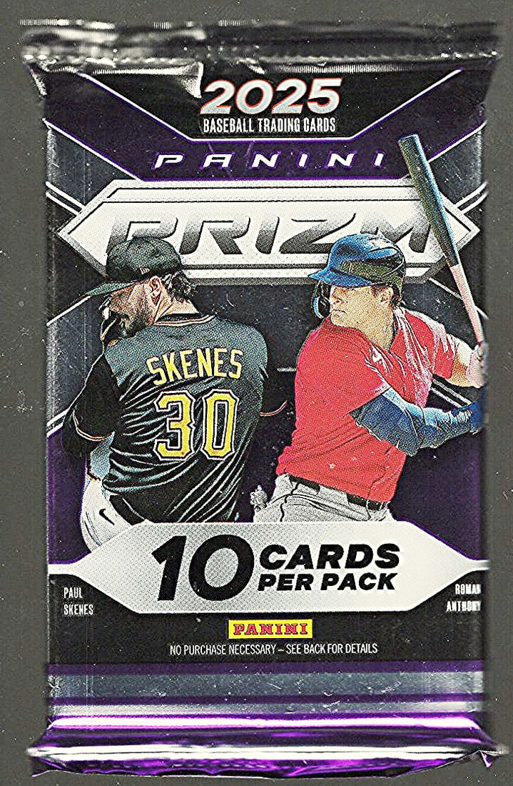 2025 Panini Prizm Baseball Cards MEGA BOX PACK - Paul Skenes, Elly De La Cruz, James Wood (1 of 1)