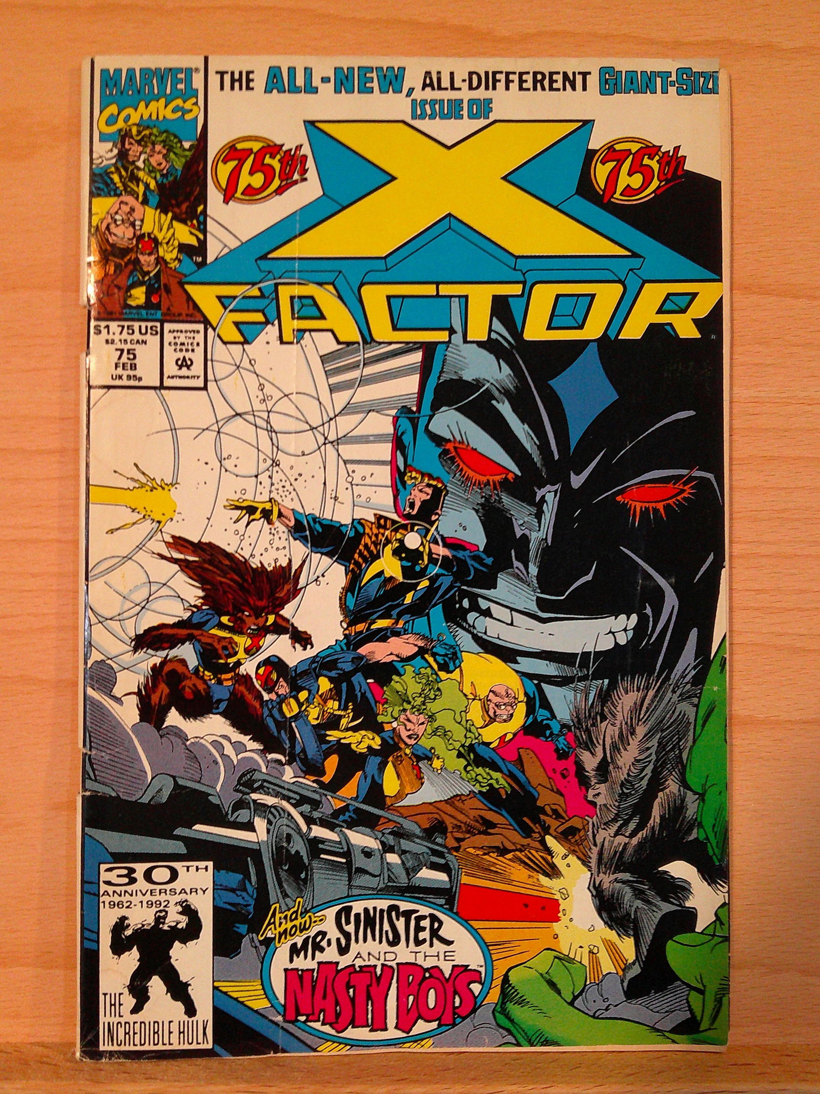X-Factor Vintage Marvel Comic Book: 1992 #75 February (1 of 4)
