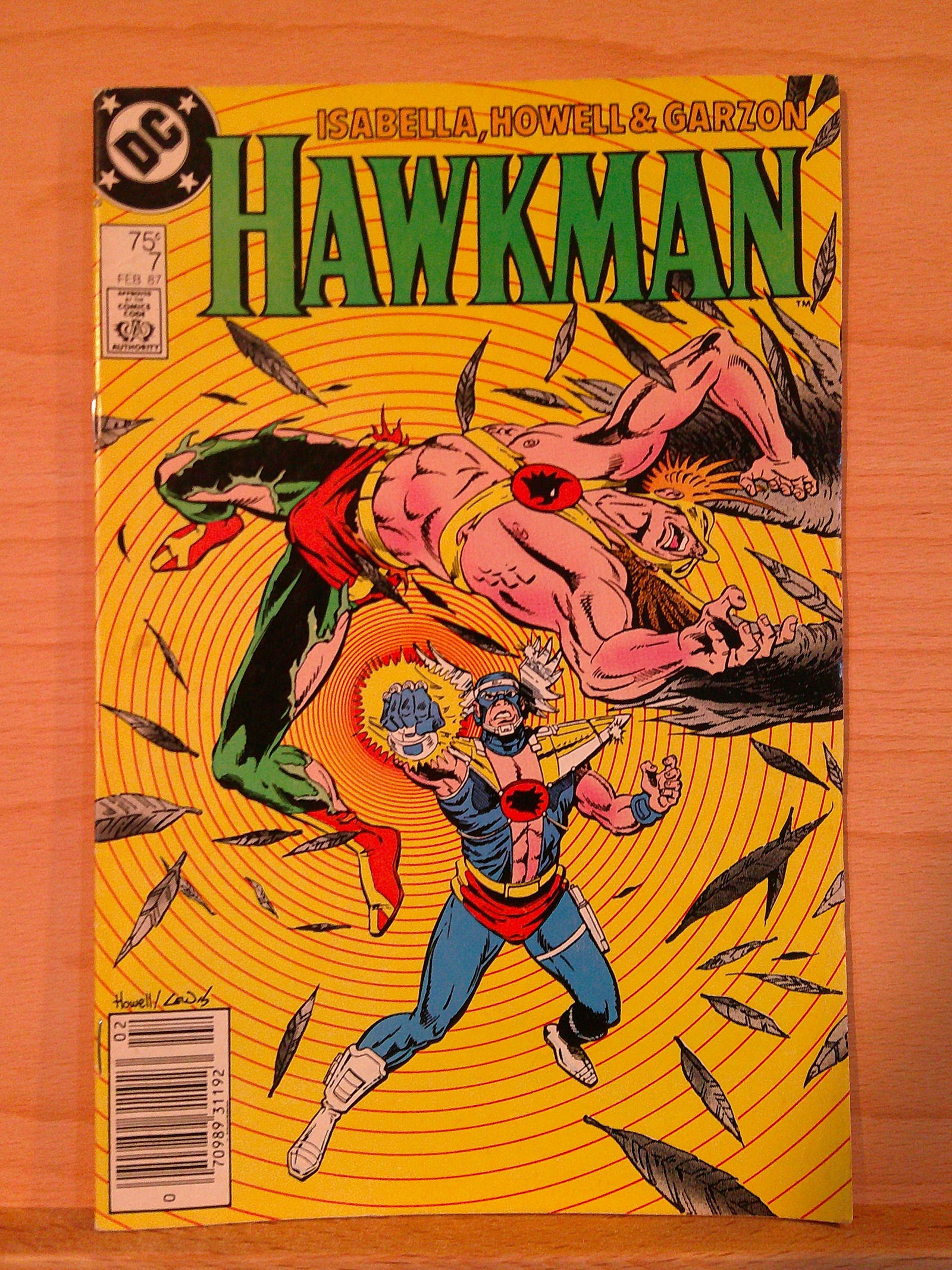 Hawkman Vintage DC Comic Book: 1987 #7 February (1 of 4)