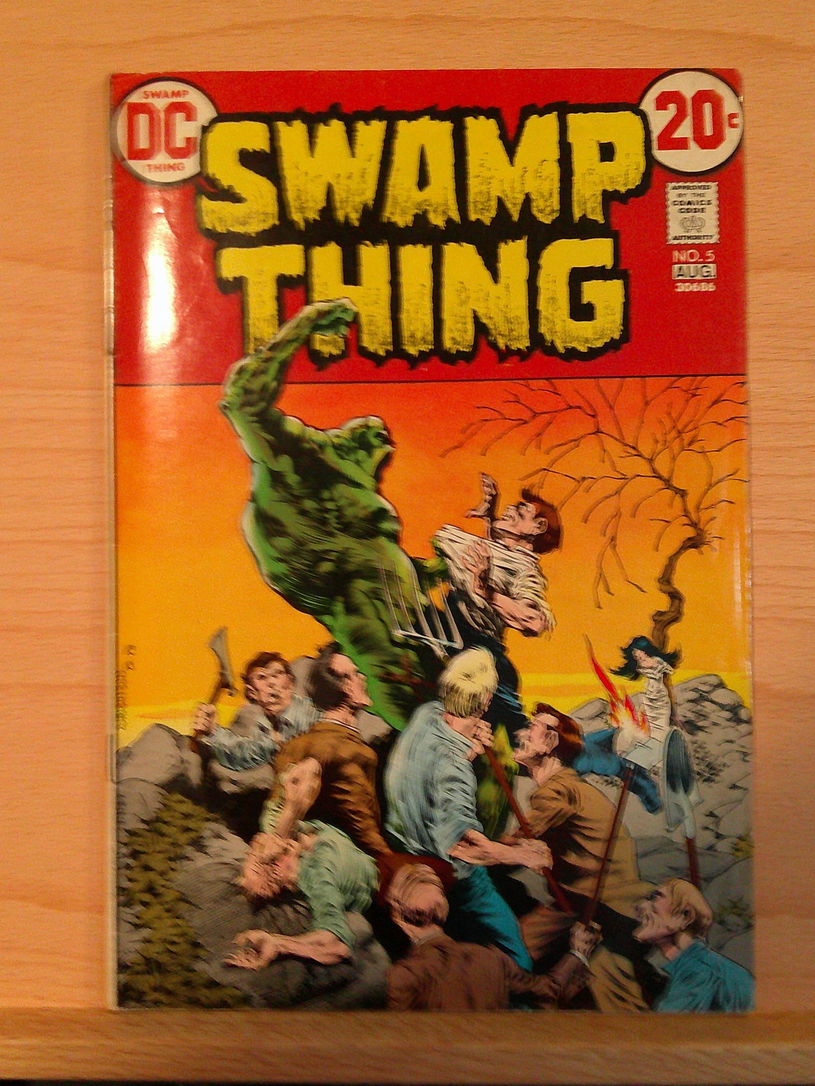 Swamp Thing Vintage DC Comic Book: 1973 August #5 (1 of 4)