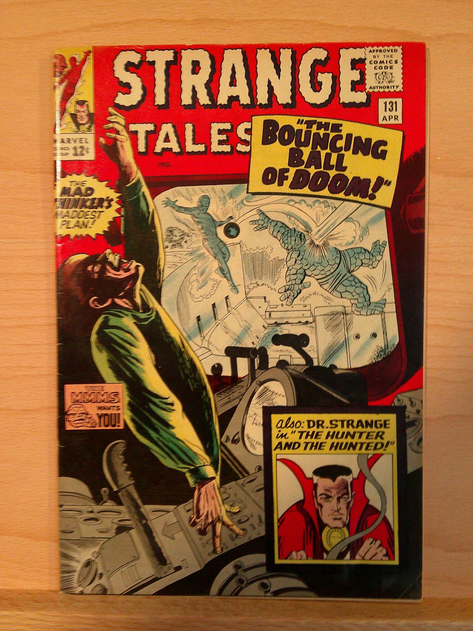 Strange Tales Silver Age Marvel Comic Book: 1965 April #131 Vintage Comics (1 of 4)