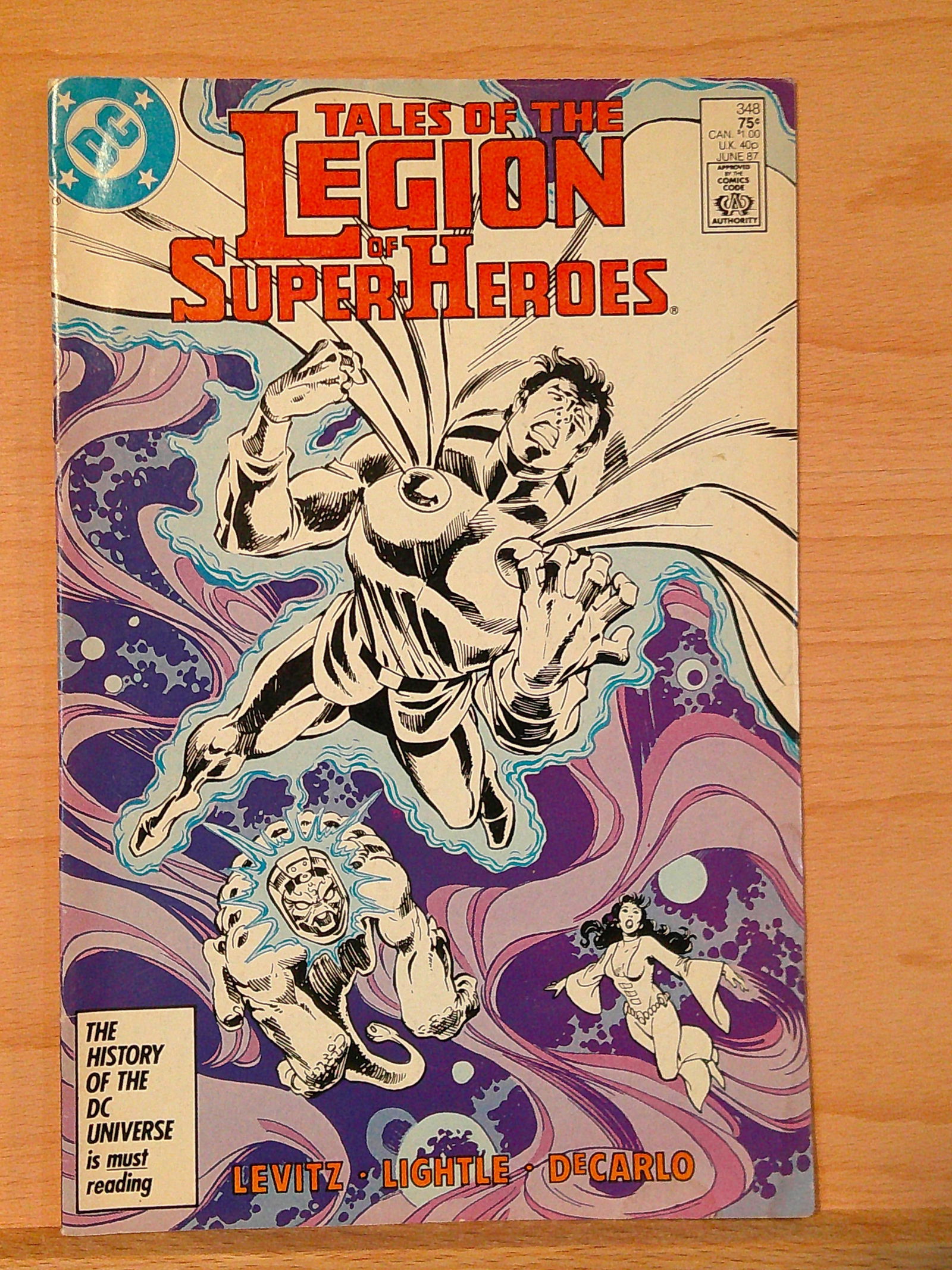 Tales of the Legion of Super Heroes Vintage DC Comic Book: 1987 #348 June (1 of 4)