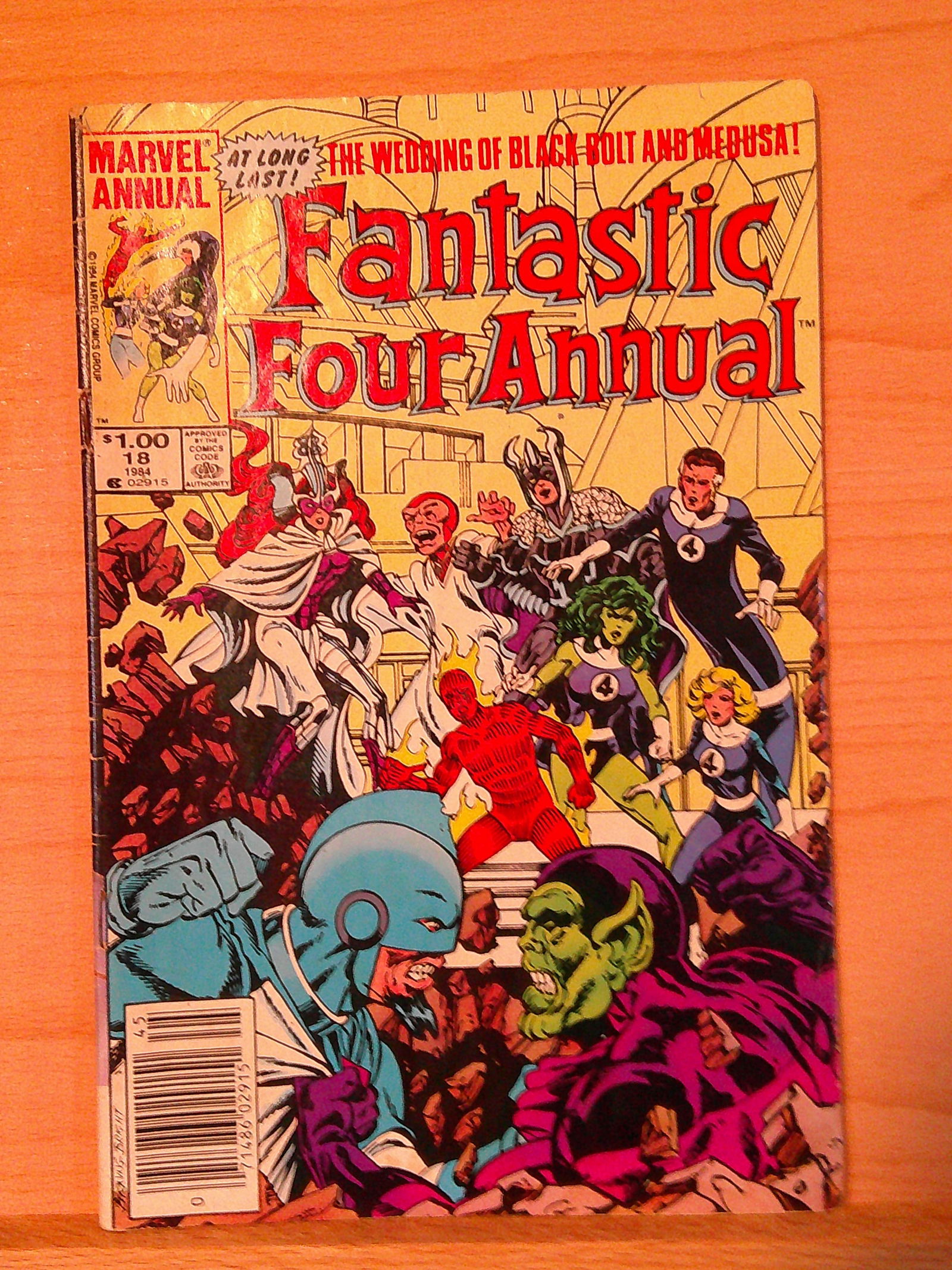 Marvel Annual: Fantastic Four Vintage Comic Book: 1984 #18 (1 of 4)