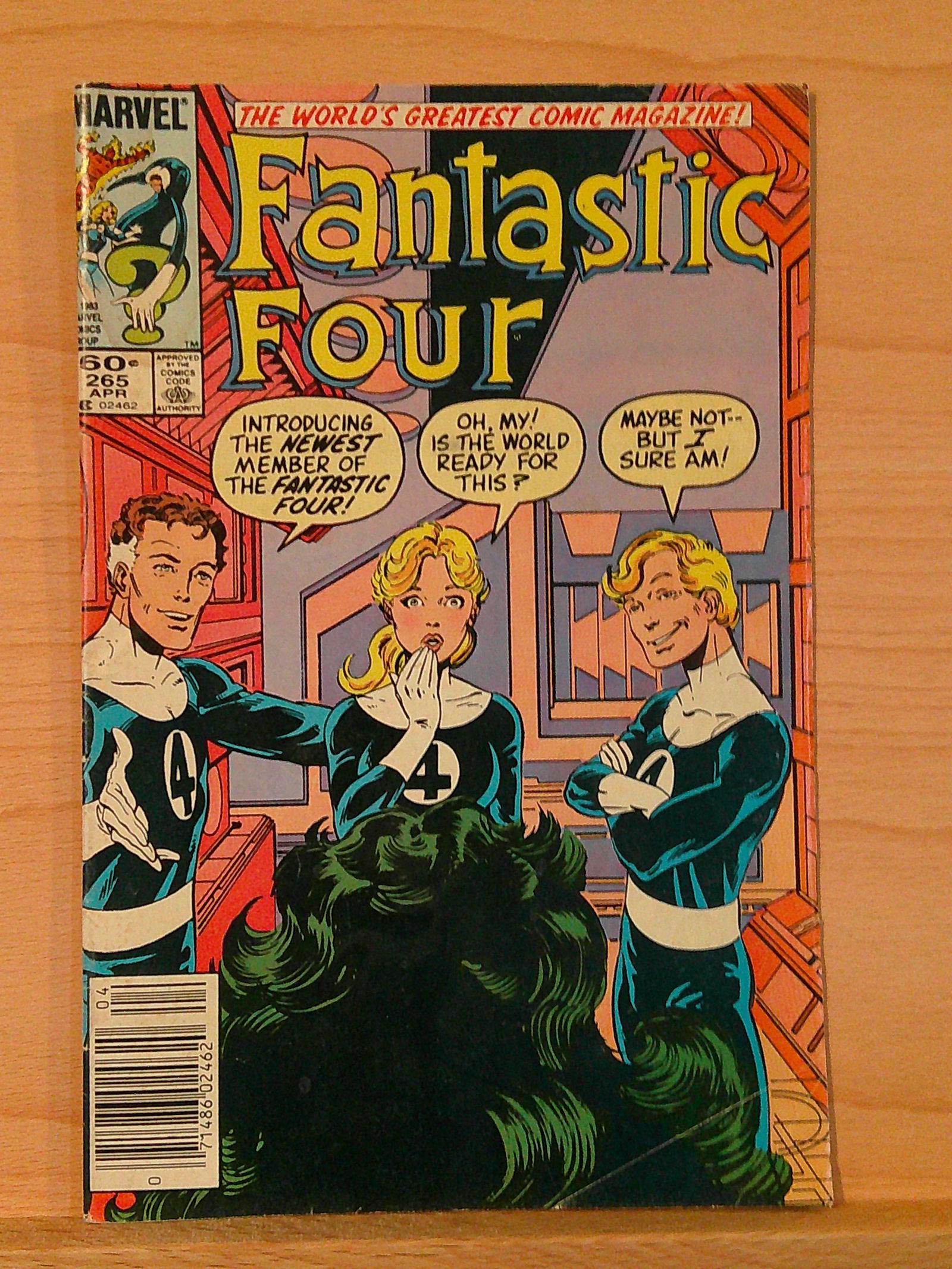 Fantastic Four Vintage Marvel Comic Book: 1984 #265 April (1 of 4)