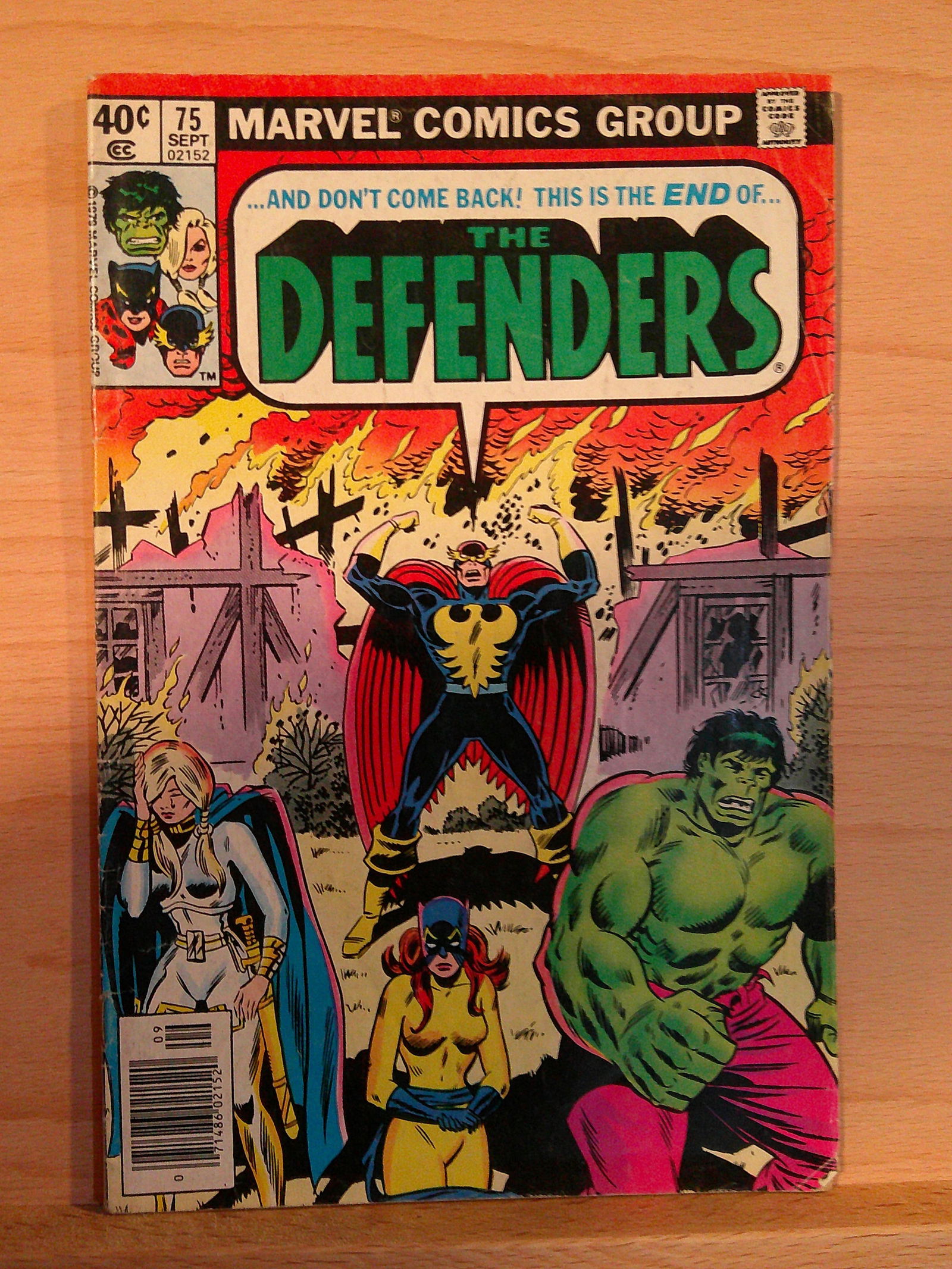 The Defenders Vintage Marvel Comic Book: 1979 September #75 (1 of 4)
