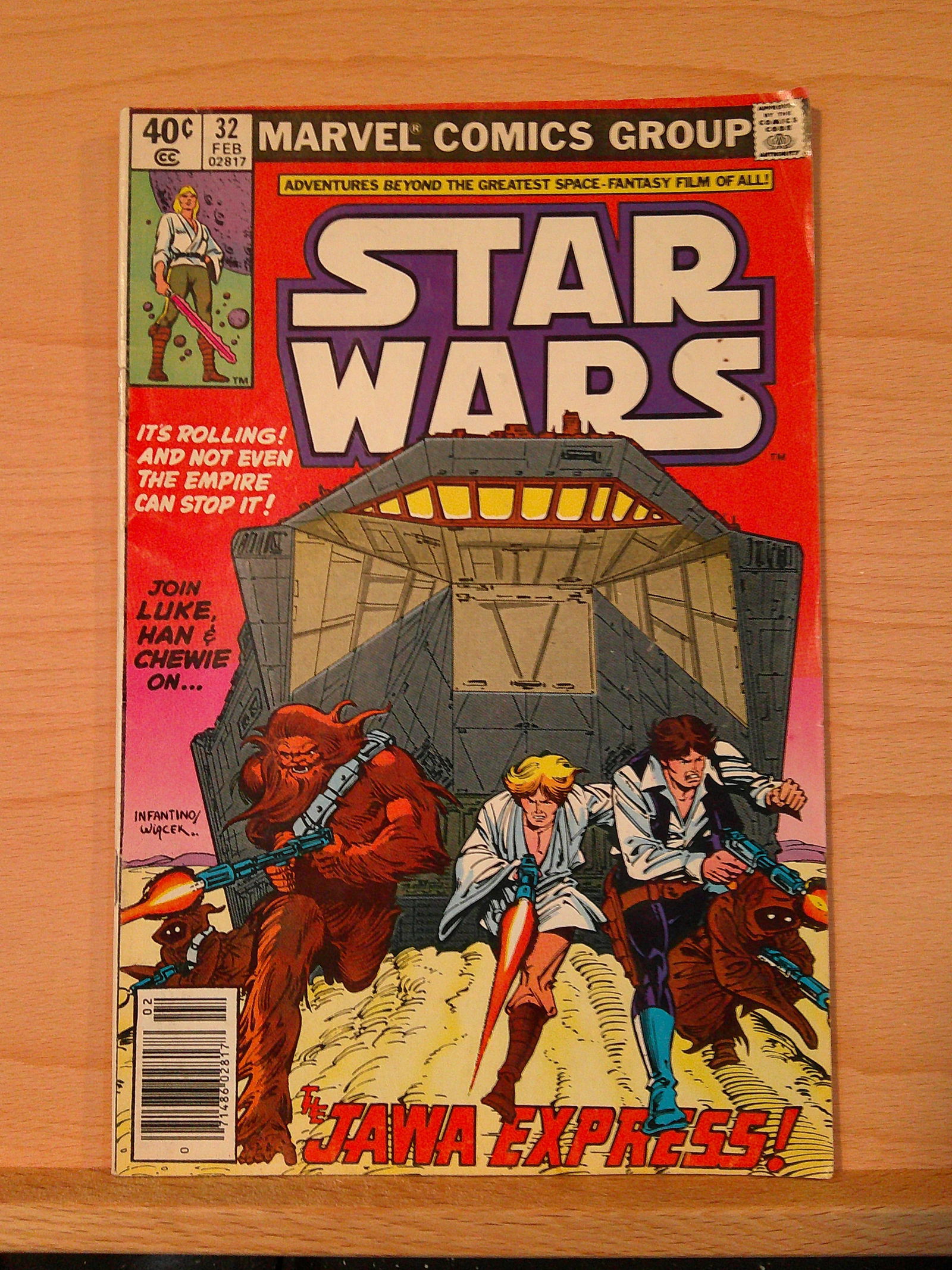 Star Wars Vintage Marvel Comic Book: 1980 February #32 (1 of 4)