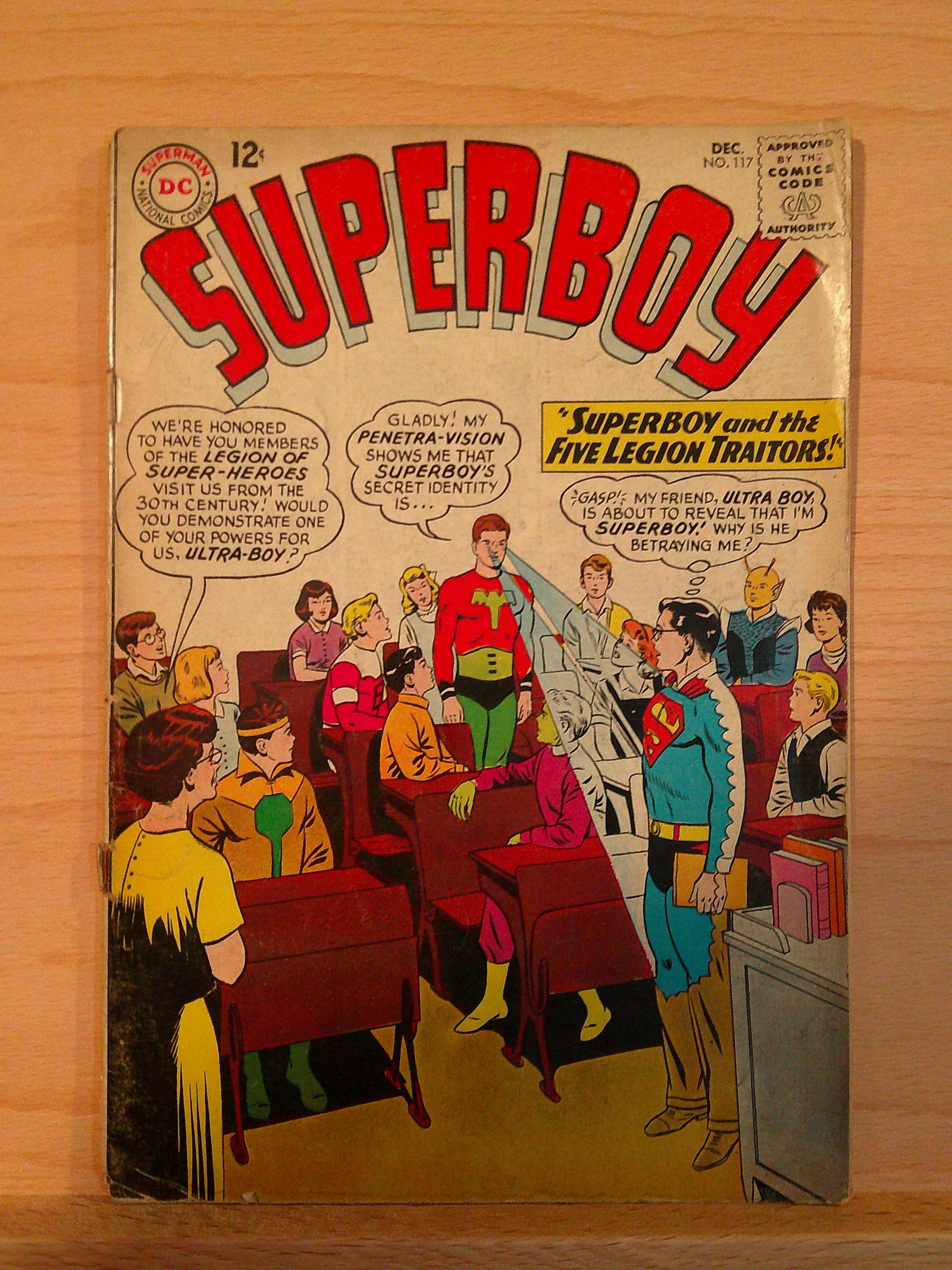 Superboy Vintage DC Silver Age Comic Book: 1964 December #117 (1 of 4)