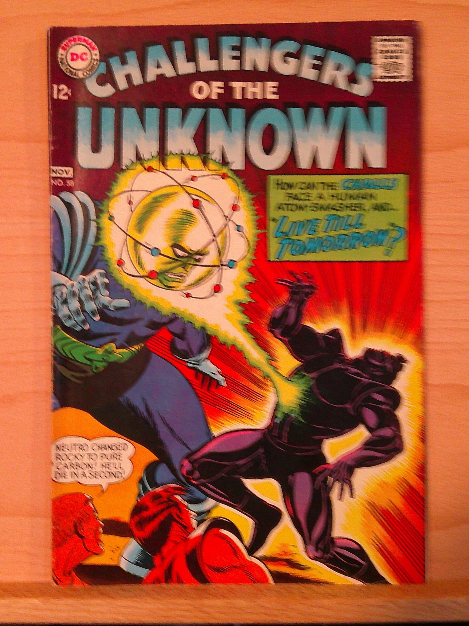 Challengers of the Unknown Vintage DC Comic Book: 1967 November #58 (1 of 4)