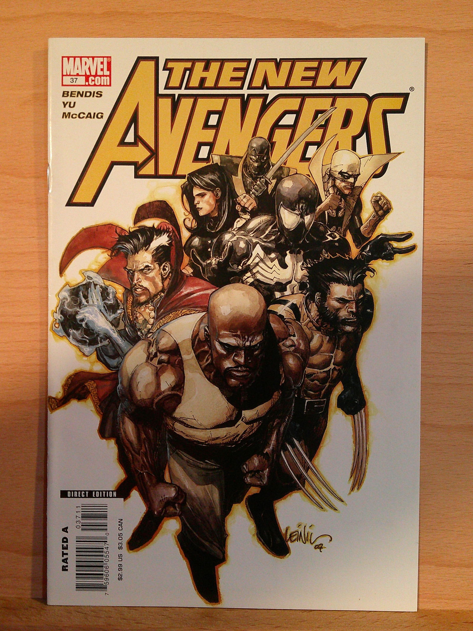 The New Avengers Marvel Comic Book: 2008 #37 (1 of 4)