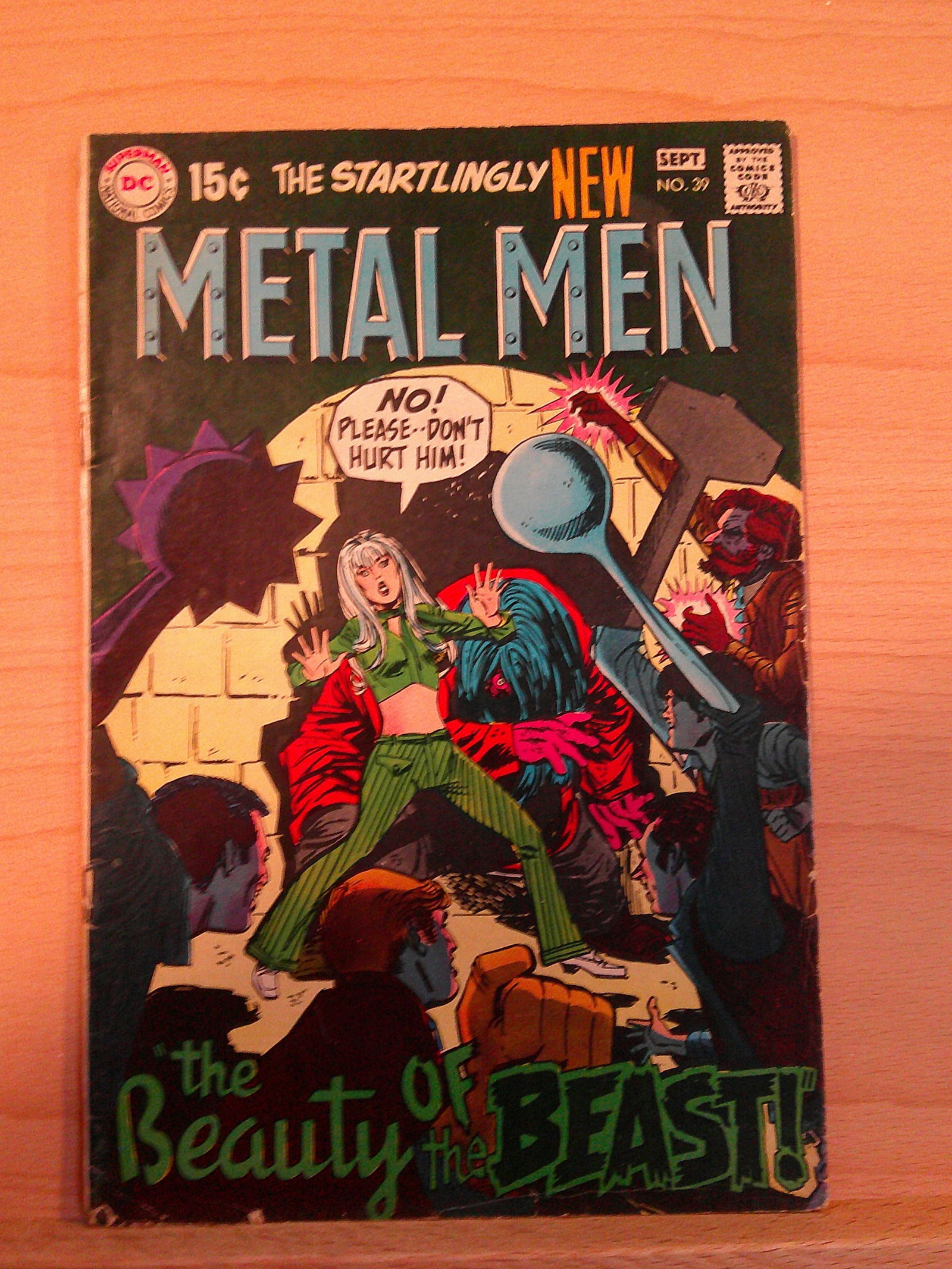 Metal Men Vintage DC Comic Book: 1969 September #39 (1 of 4)