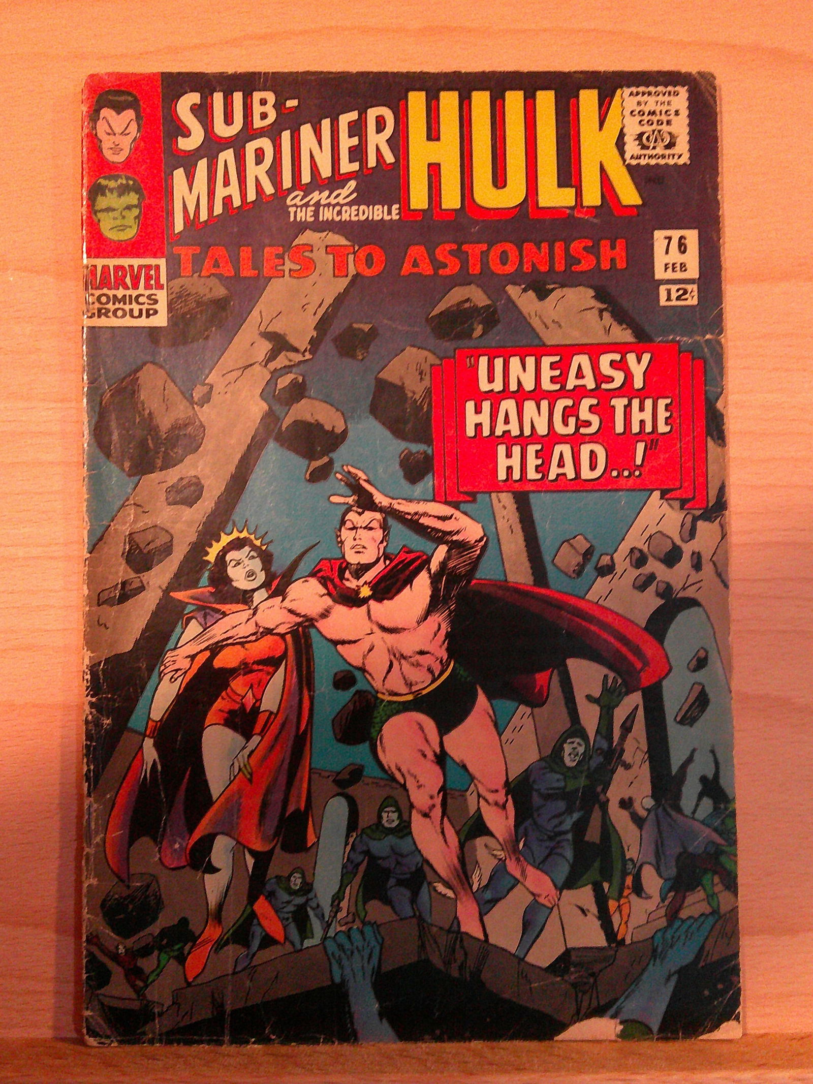 Tales to Astonish Submariner & The Incredible Hulk Silver Age Comic Book: 1966 February #76 (1 of 4)