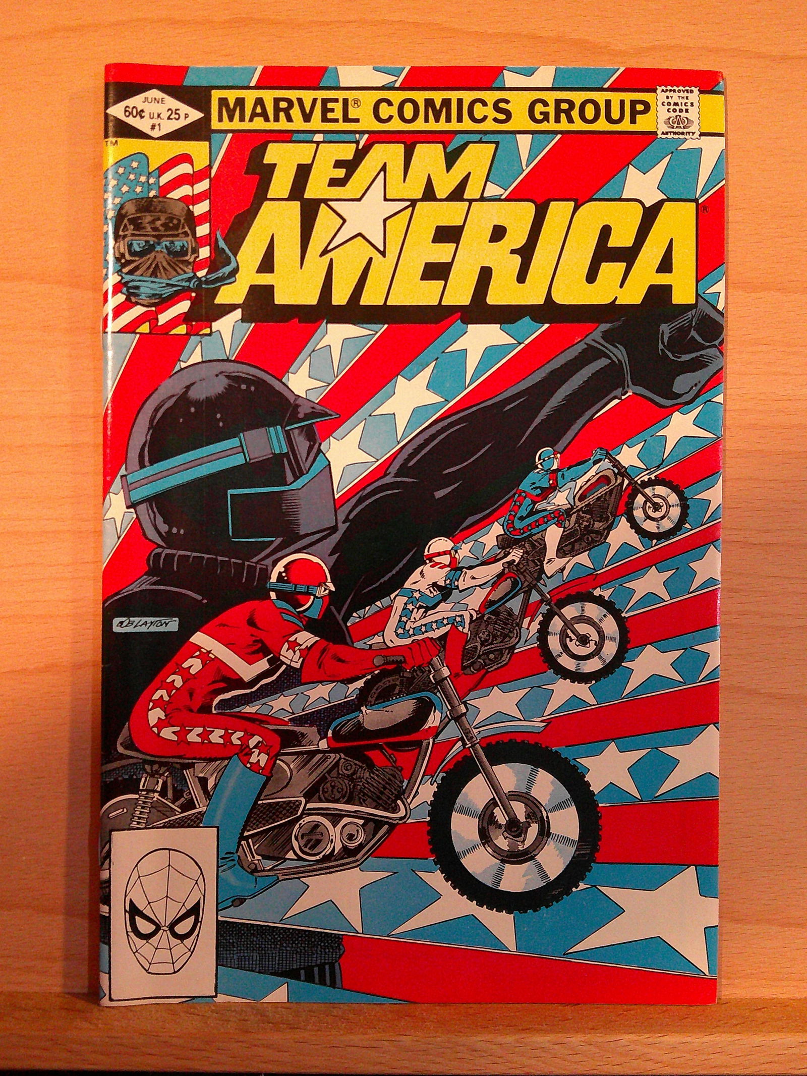 Team America Vintage Marvel Comic Book: June 1982 #1: All Comic Books come Bagged, Boarded, and Sleeved in a Hard PVC Top Loader, Shipping is a little more than baseball cards due to the cost of supplies, Super Heroes Collectibles, Auction Magazine Lots