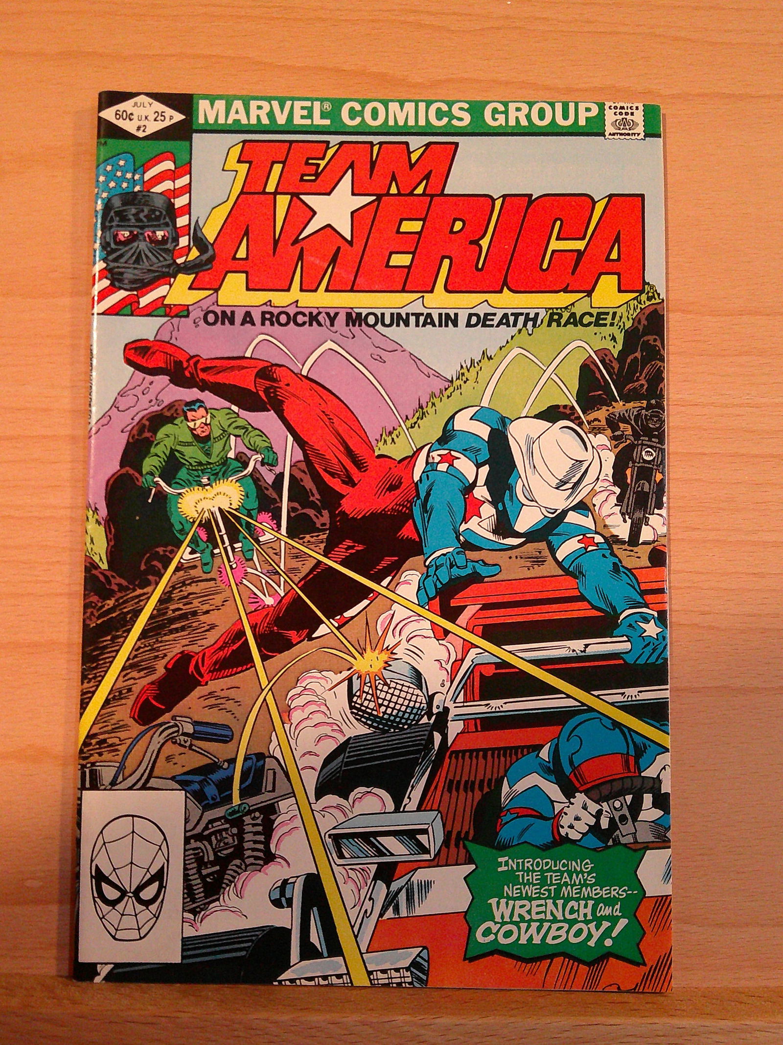 Team America Vintage Marvel Comic Book: July 1982 #2 (1 of 4)