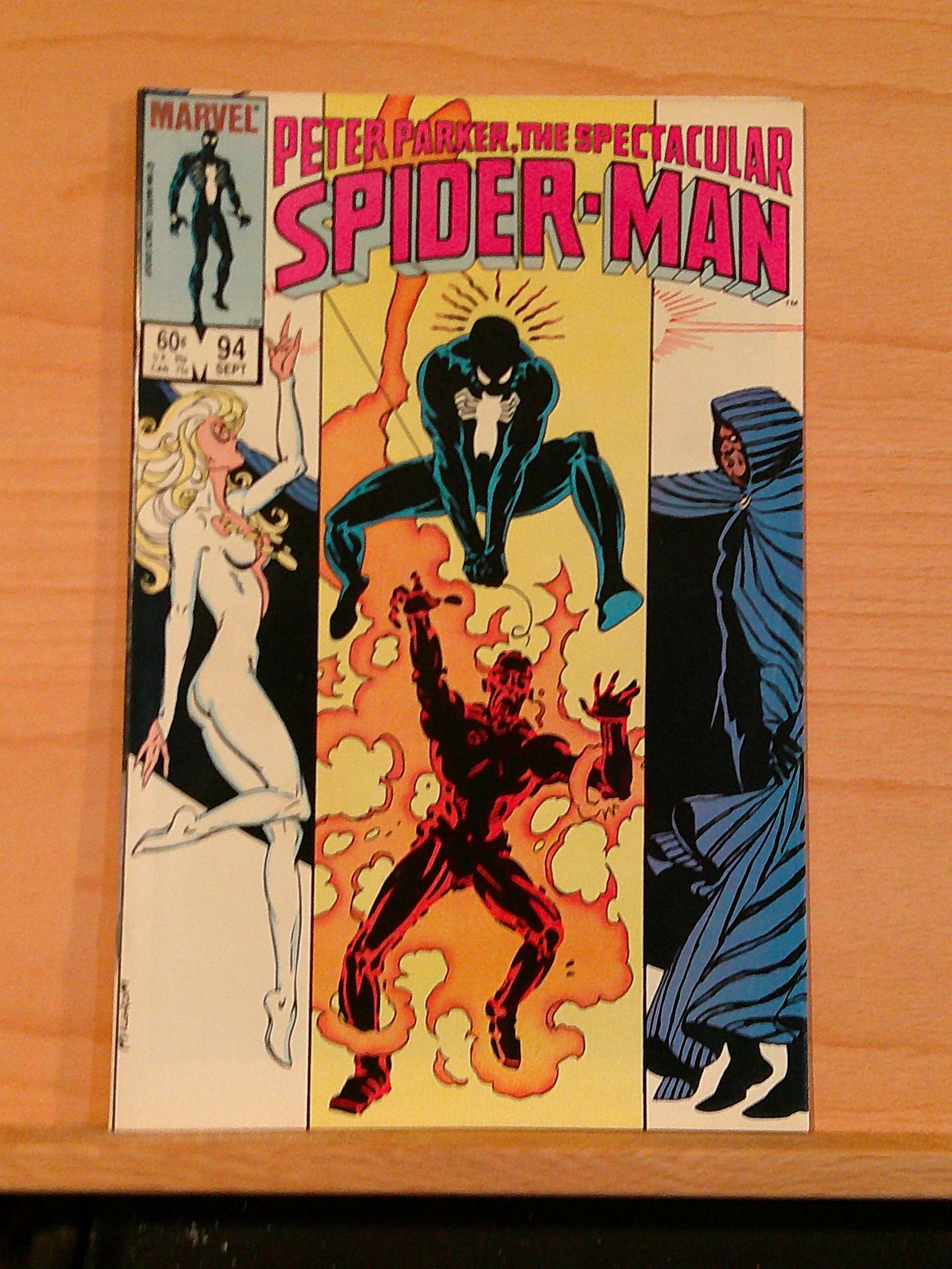 Peter Parker, The Spectacular Spiderman Vintage Marvel Comic Book: 1984 #94 September (1 of 4)