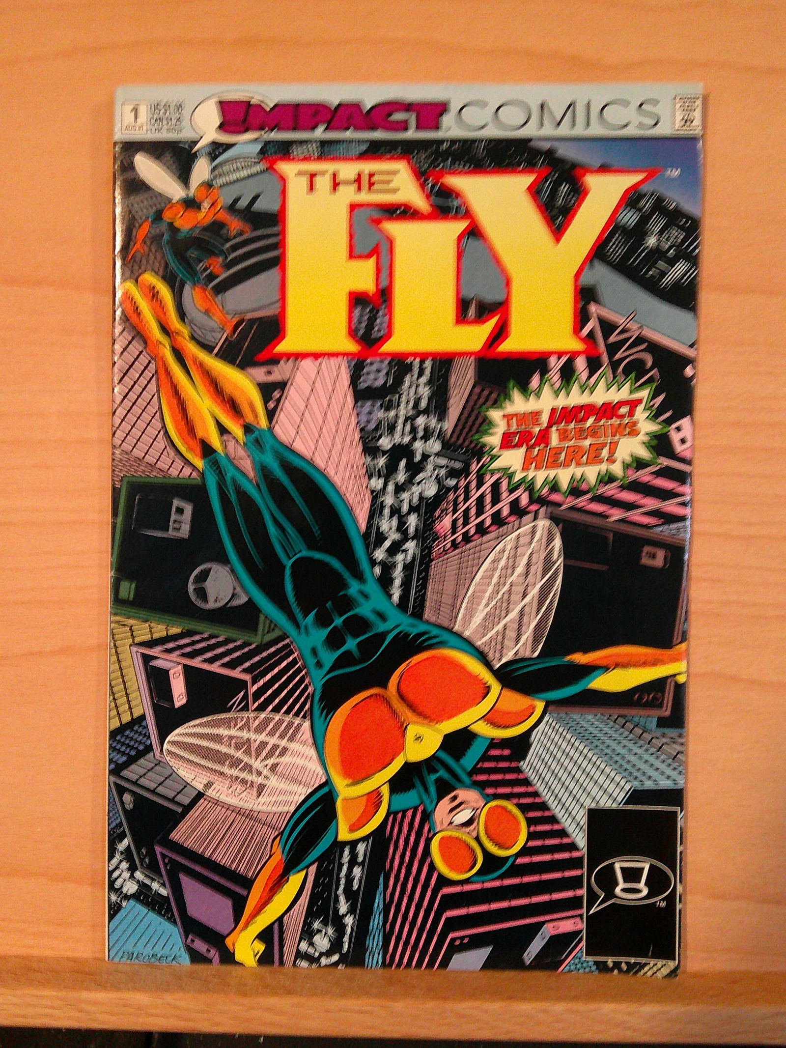 The Fly Vintage Impact Comics Comic Book: 1991 August #1 (1 of 4)