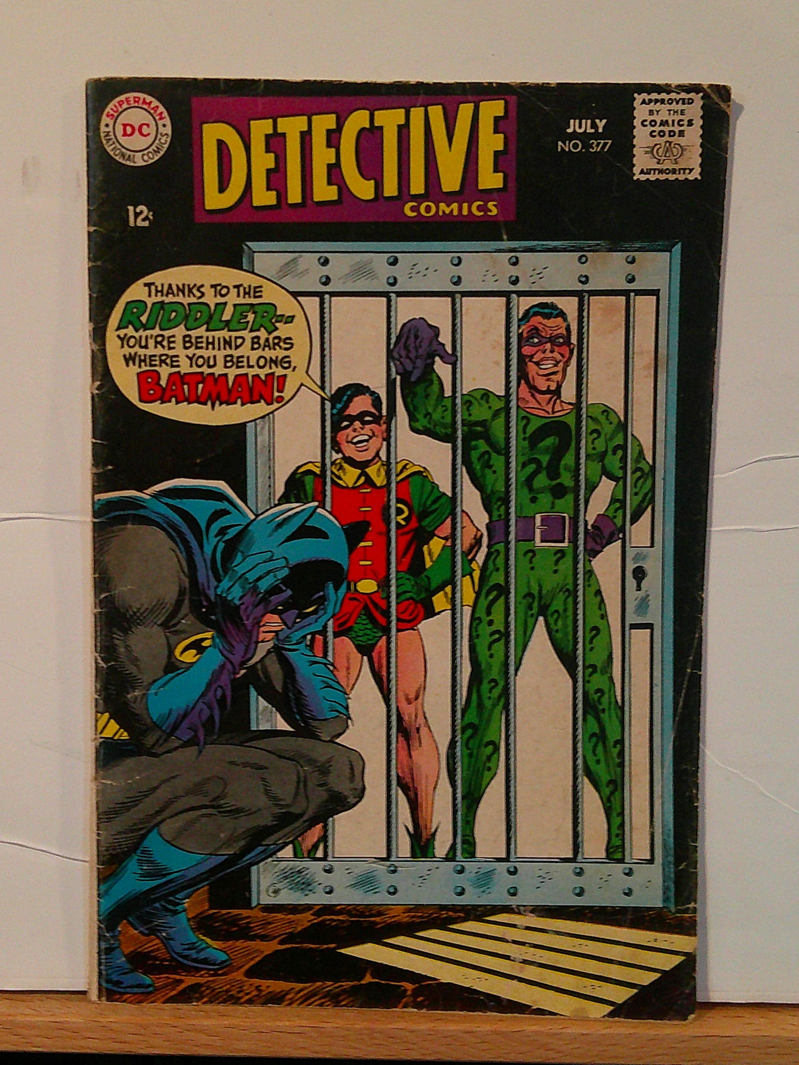 Detective Comics Vintage Silver Age Comic Book: 1968 July #377 (1 of 4)