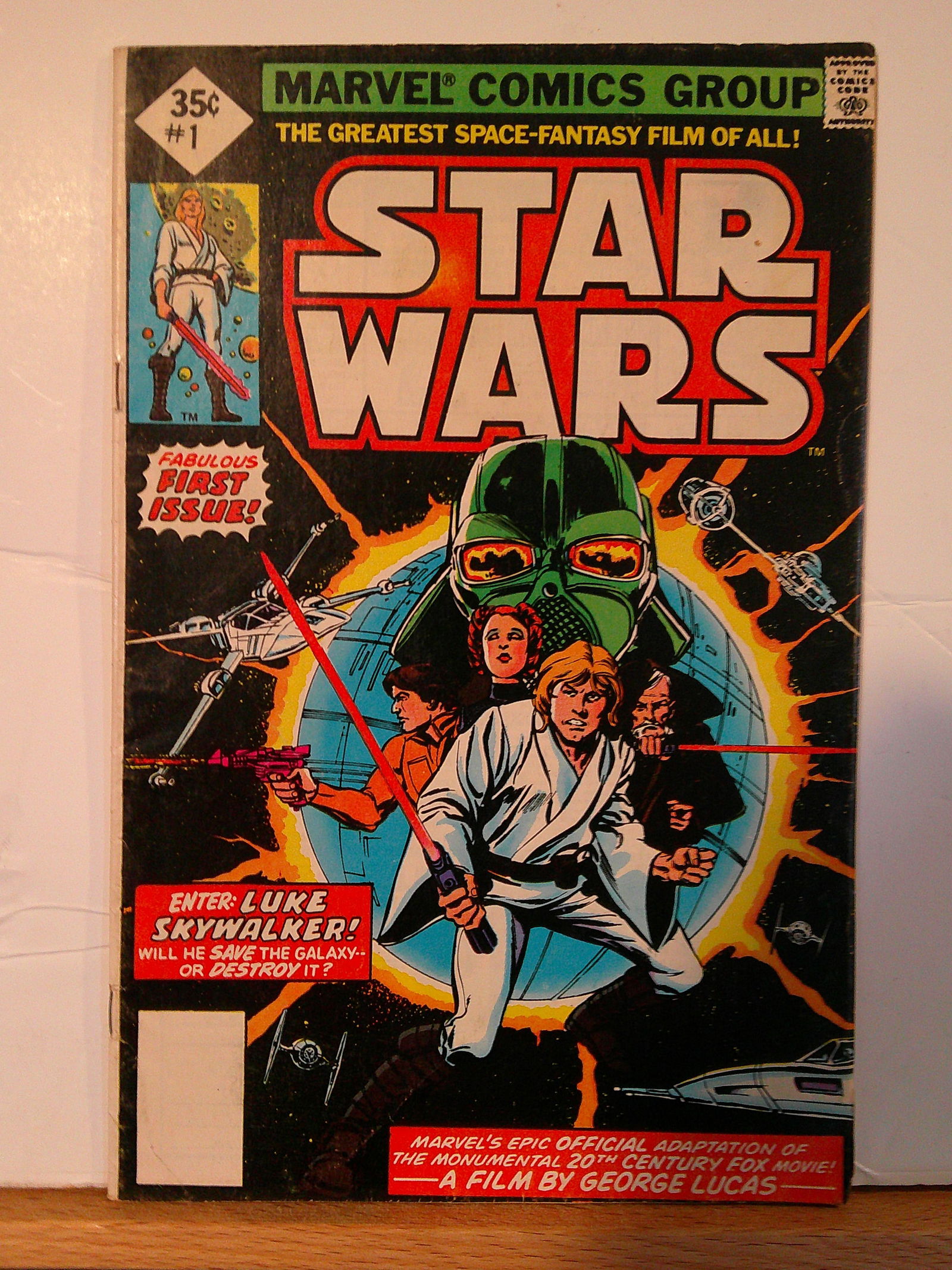 Stars Wars Vintage Marvel Comic Book: 1977 July #1 2ND EDITION (1 of 4)