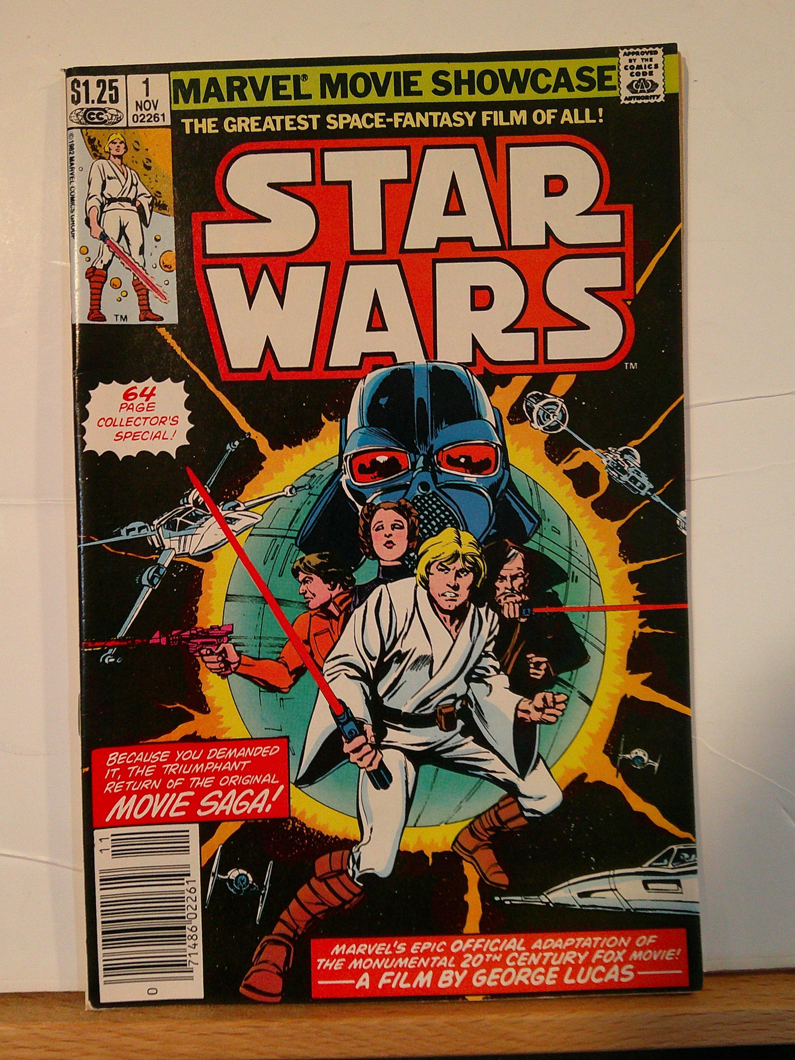 Star Wars Vintage Marvel Comic Book Movie Showcase: 1982 #1 (1 of 4)