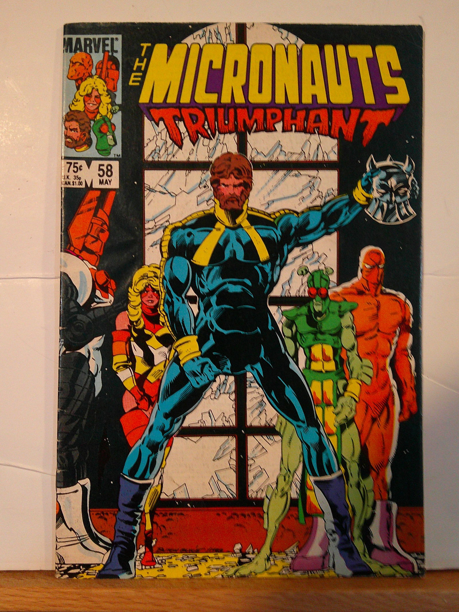 The Micro-Nauts Vintage Marvel Comic Book: 1984 #58 (1 of 4)