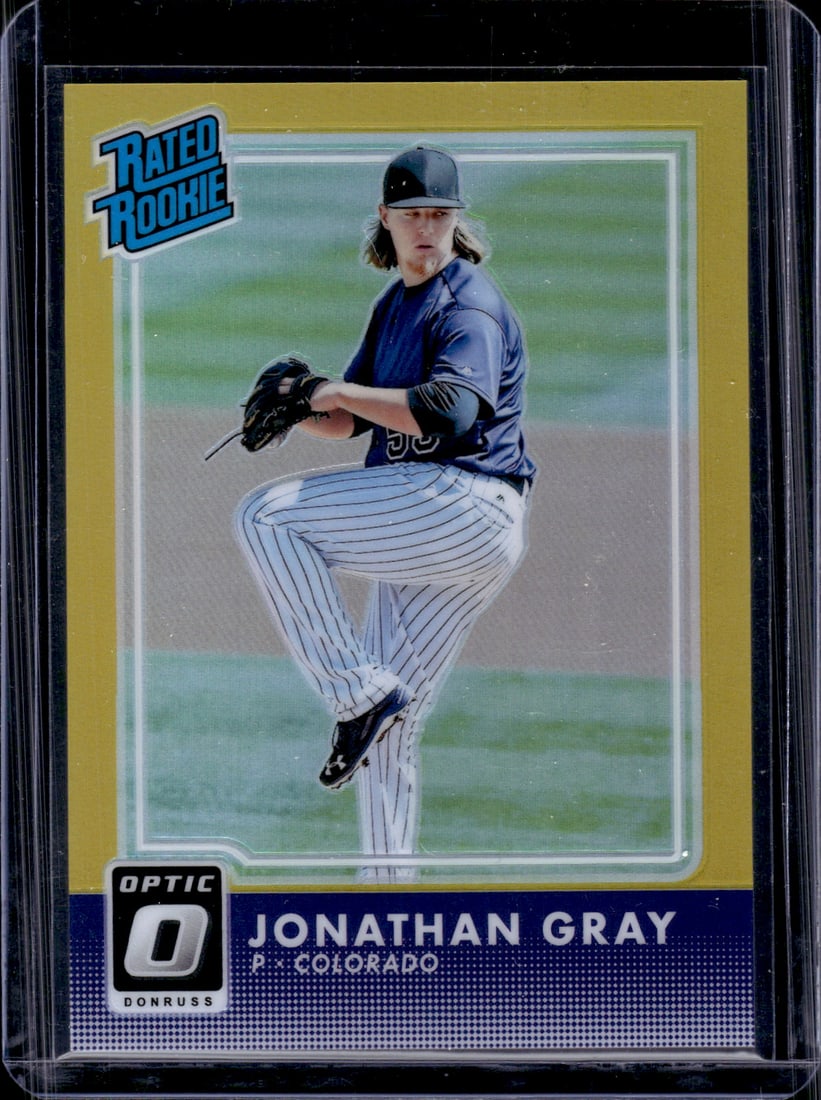 Jonathan Gray Gold Prizm Rookie /10 2016 Donruss Optic #48 (1 of 2)