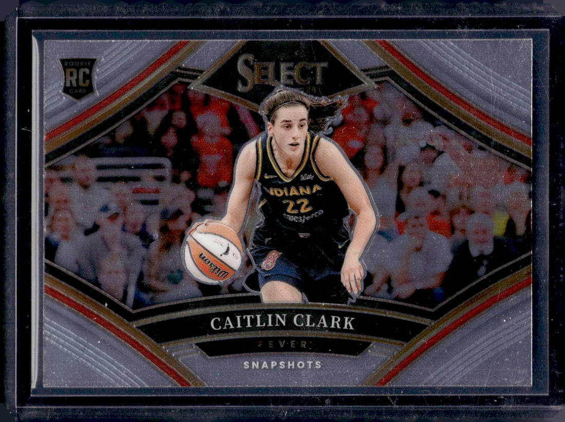 Caitlin Clark Rookie Card Snapshots 2024 Panini Select WNBA #12 Iowa, Indiana Fever (1 of 2)