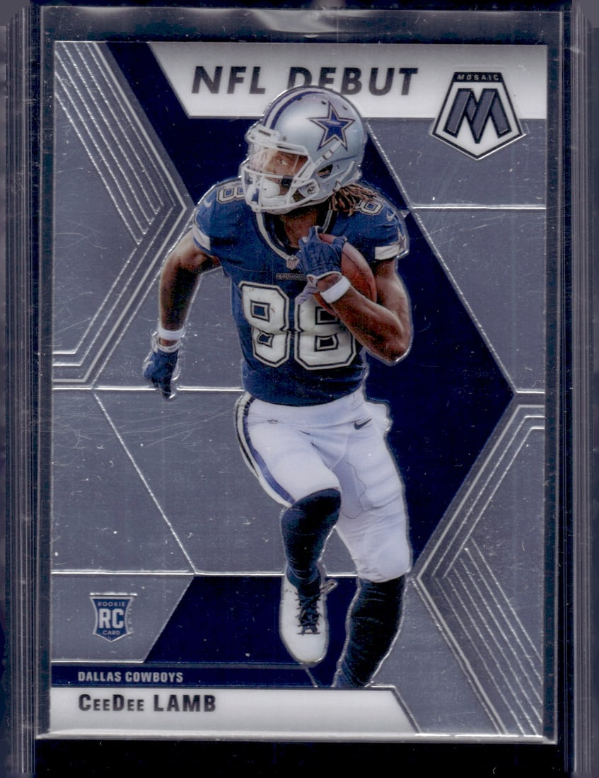 CeeDee Lamb Rookie Card 2020 Mosaic #268 Dallas Cowboys (1 of 2)