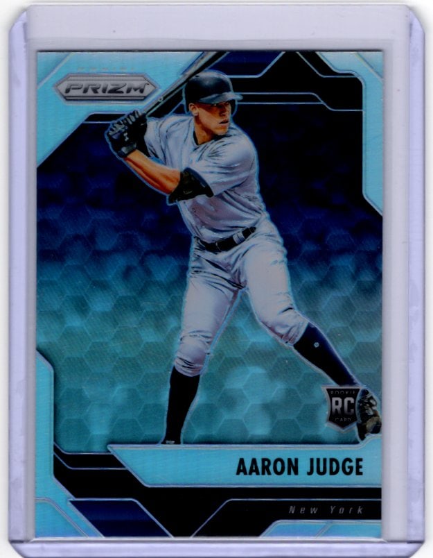 Aaron Judge Rookie Card Silver Prizm 2017 Panini Prizm #1 New York Yankees (1 of 2)