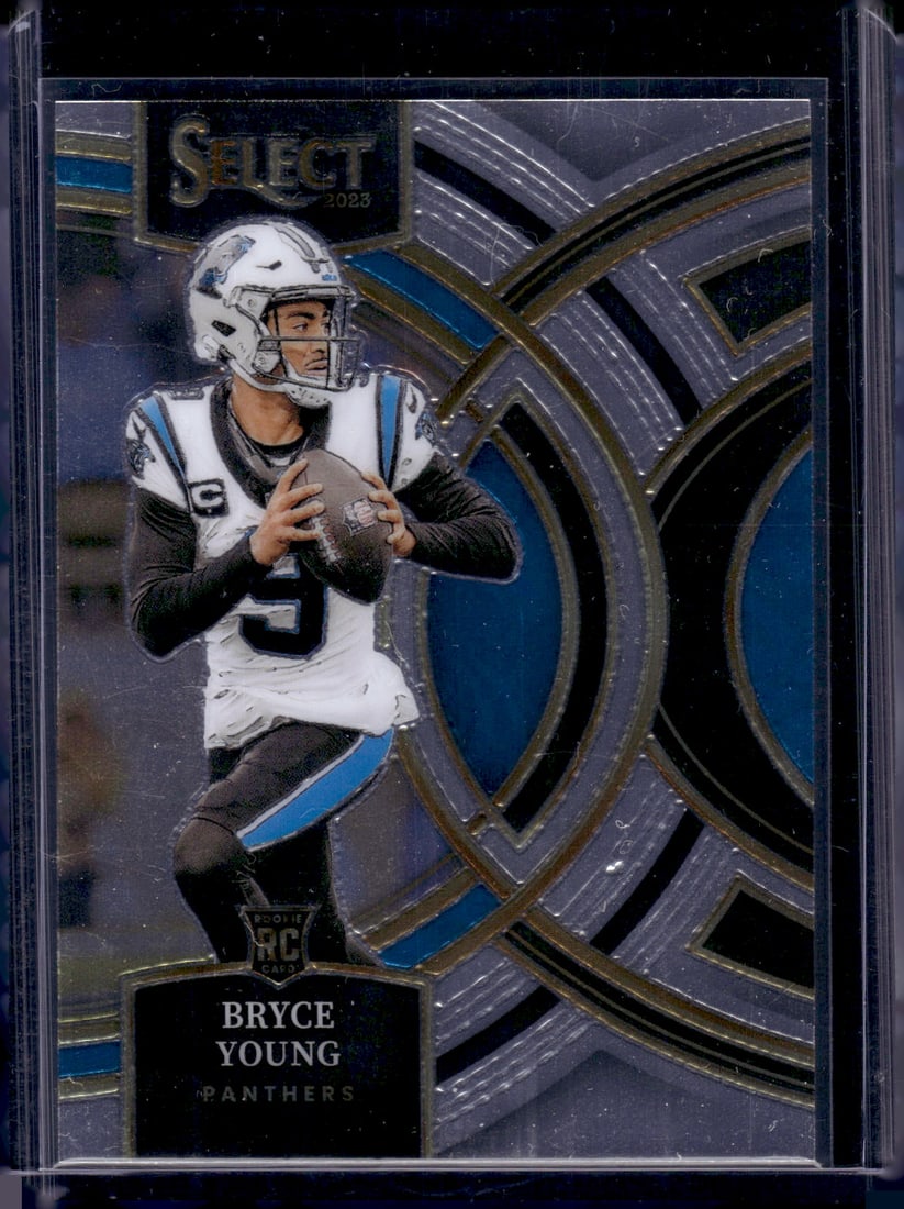 Bryce Young Rookie Card Premier Level 2023 Select #167 Carolina Panthers (1 of 2)