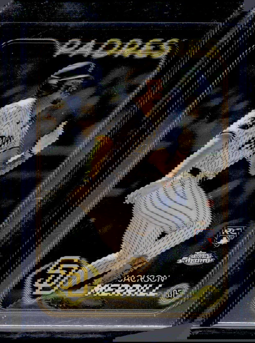 Jackson Merrill Rookie Card 2024 Topps Chrome #207 San Diego Padres (1 of 2)